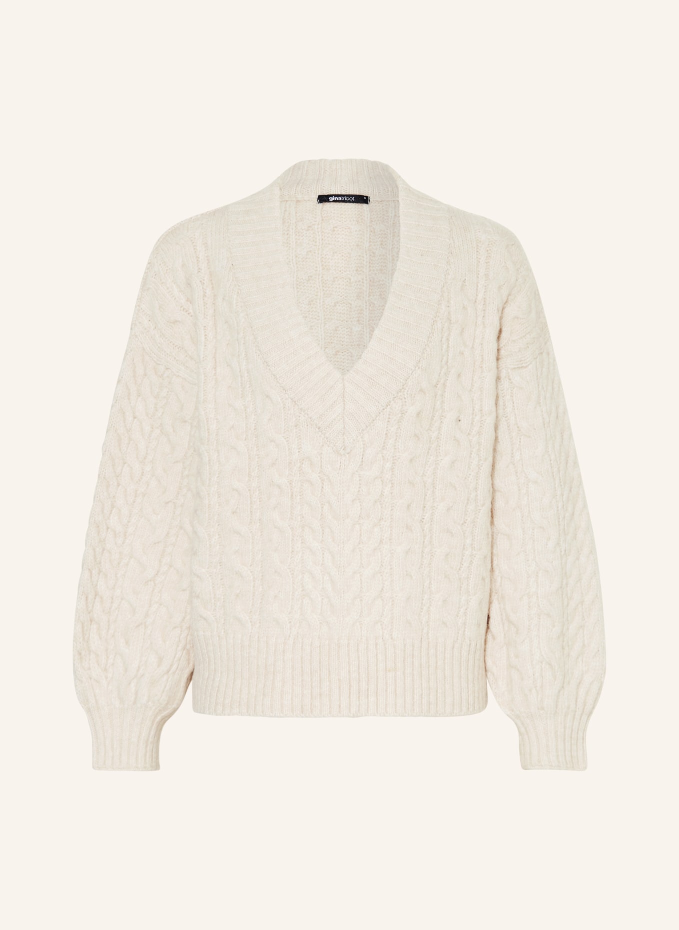 gina tricot Oversized sweater, Color: BEIGE (Image 1)