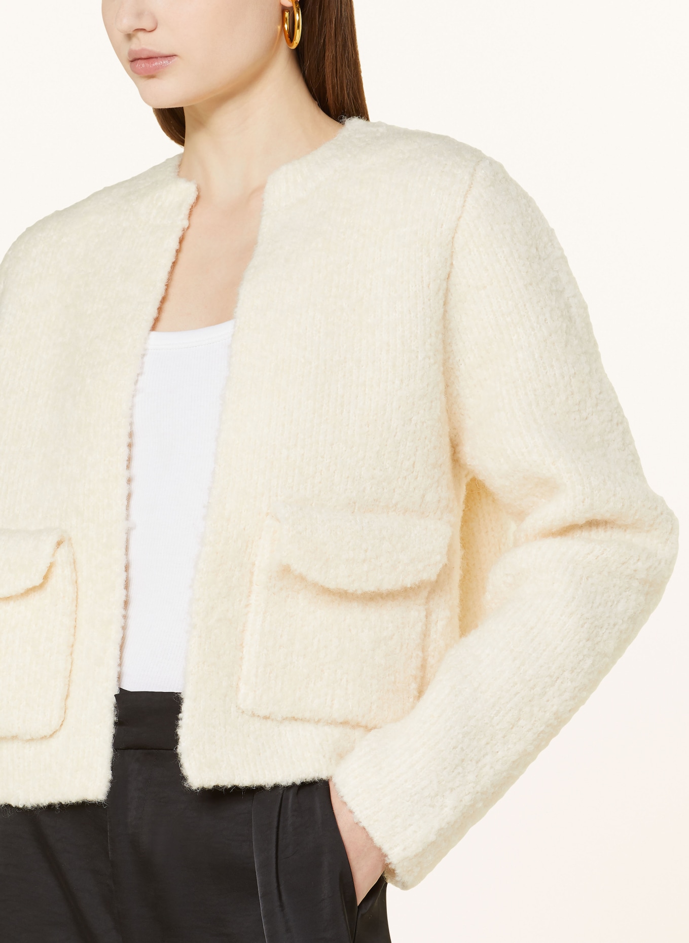 gina tricot Knit cardigan, Color: WHITE (Image 4)