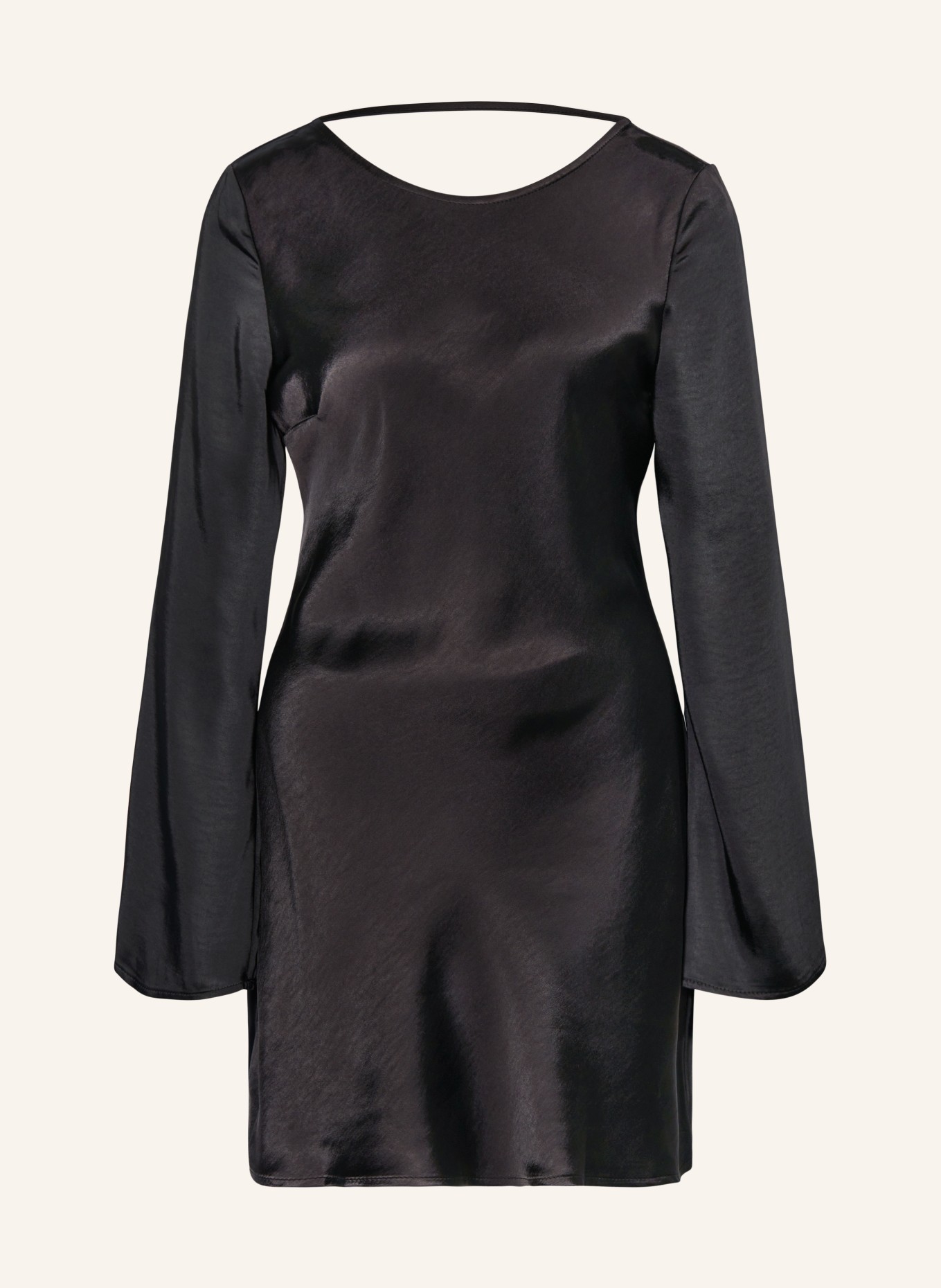 gina tricot Satin dress, Color: BLACK (Image 1)