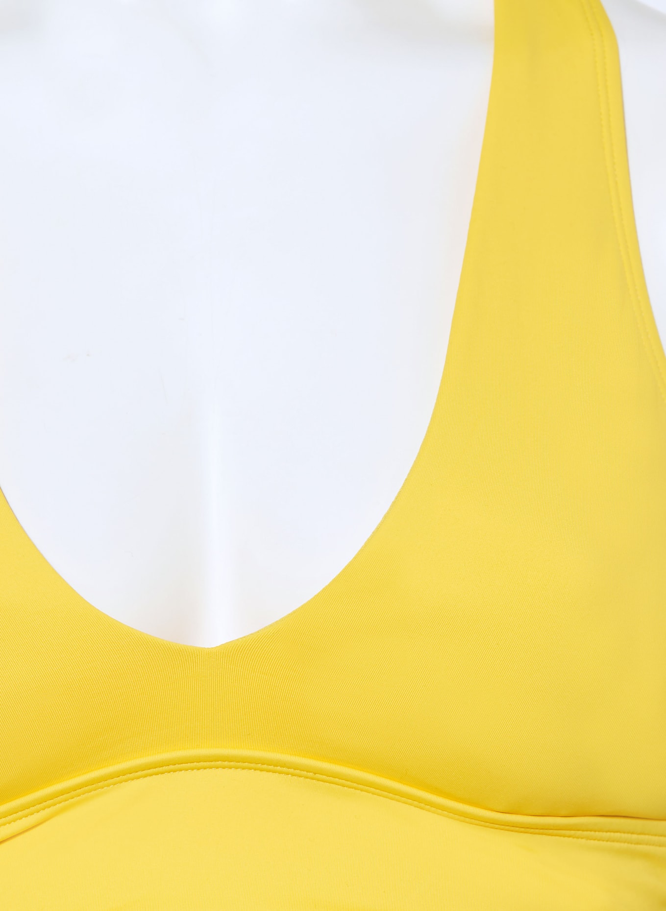 LAUREN RALPH LAUREN Bralette bikini top BEACH CLUB SOLID, Color: YELLOW (Image 4)