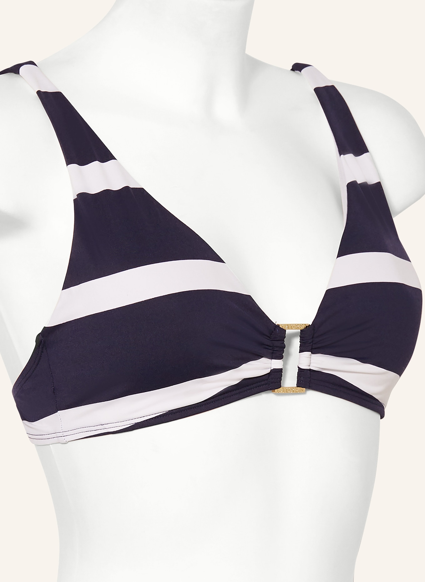 LAUREN RALPH LAUREN Bralette bikini top MARINER STRIPE, Color: DARK BLUE/ WHITE (Image 4)