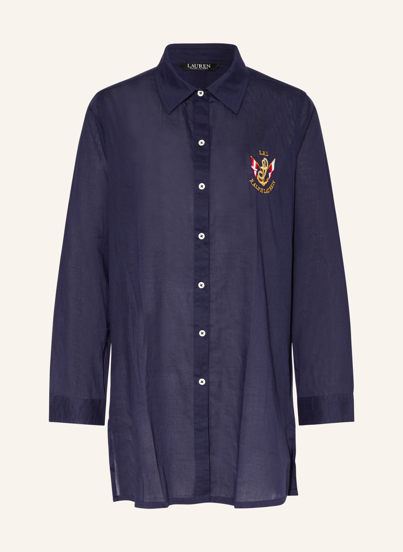 LAUREN RALPH LAUREN Shirt blouse, Color: DARK BLUE (Image 1)