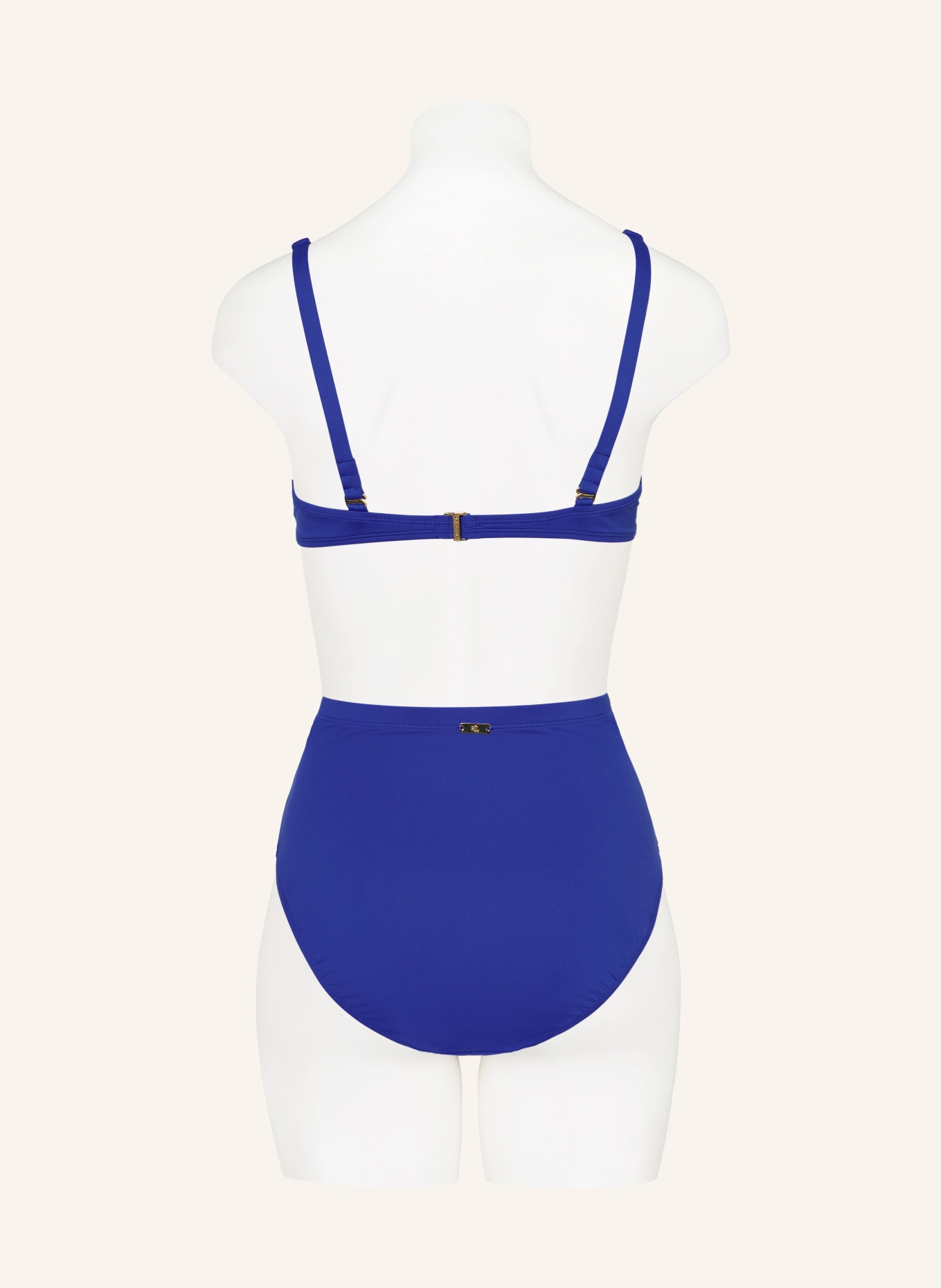 LAUREN RALPH LAUREN Bralette bikini top BEACH CLUB SOLIDS, Color: BLUE (Image 3)