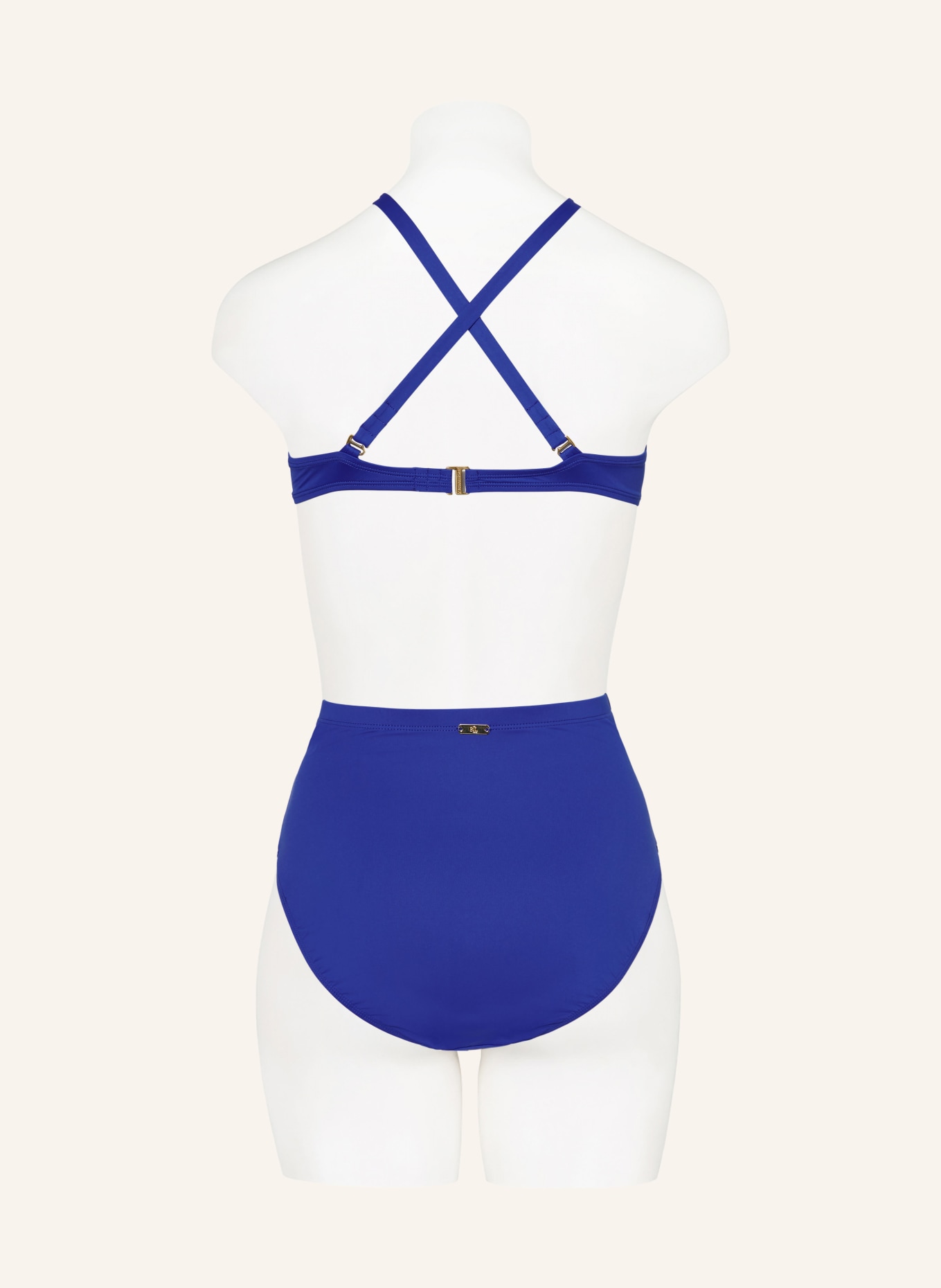 LAUREN RALPH LAUREN Bralette bikini top BEACH CLUB SOLIDS, Color: BLUE (Image 4)