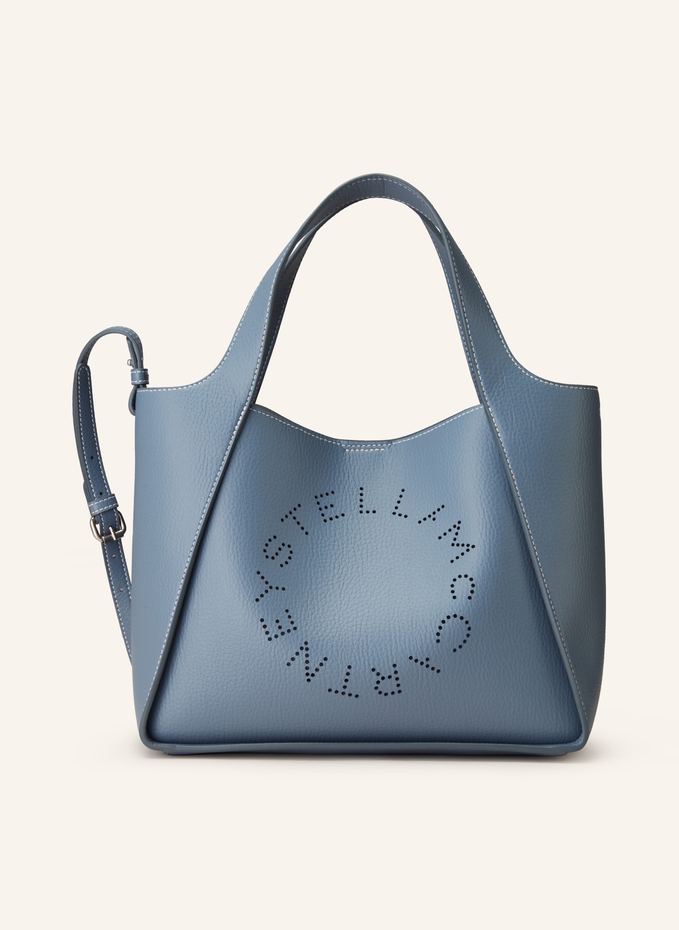 STELLA McCARTNEY Handtasche mit Pouch, Farbe: BLAUGRAU (Bild 1)