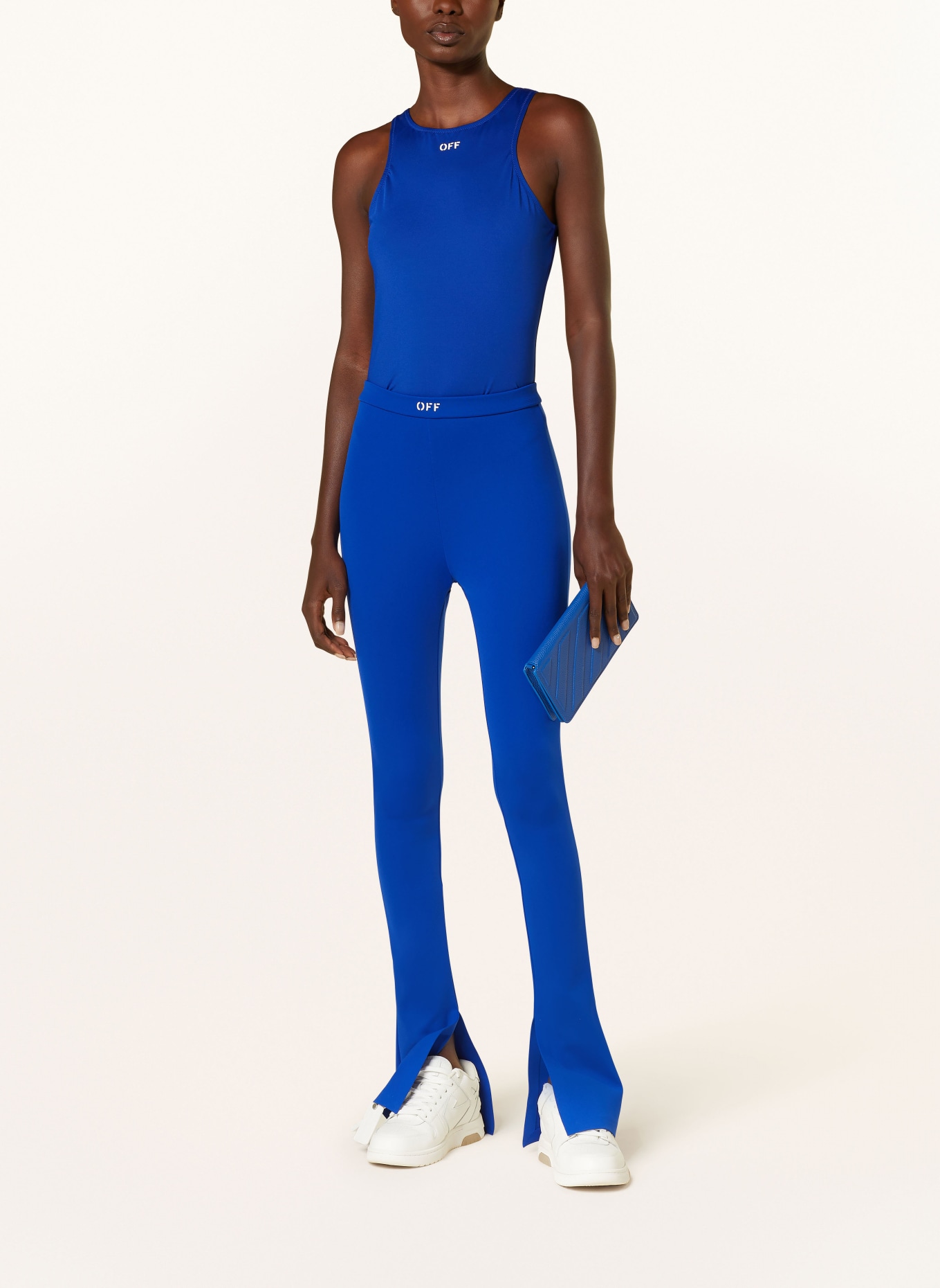 Off-White Swimsuit, Color: BLUE (Image 2)