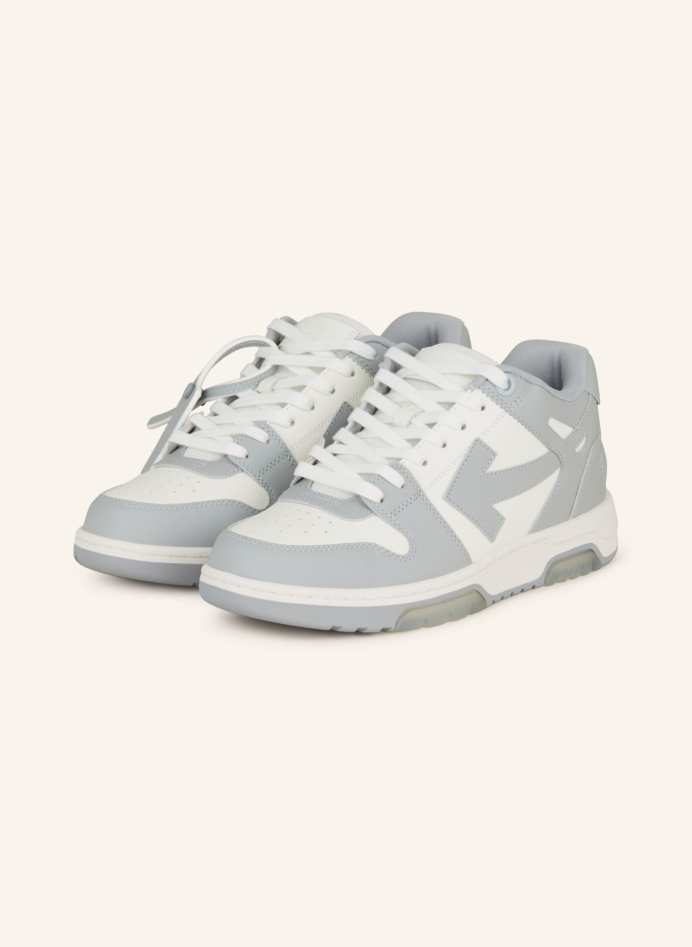 Off-White Sneakers OUT OF OFFICE, Color: WHITE/ GRAY (Image 1)
