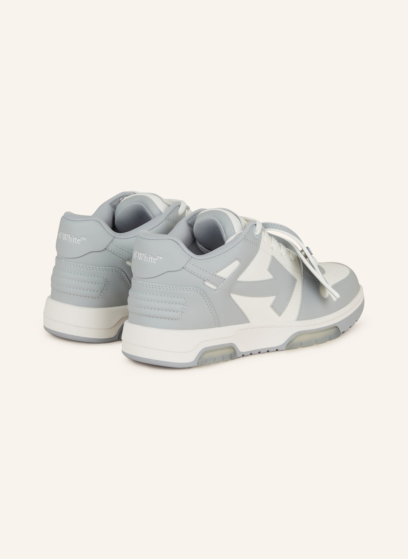 Off-White Sneakers OUT OF OFFICE, Color: WHITE/ GRAY (Image 2)