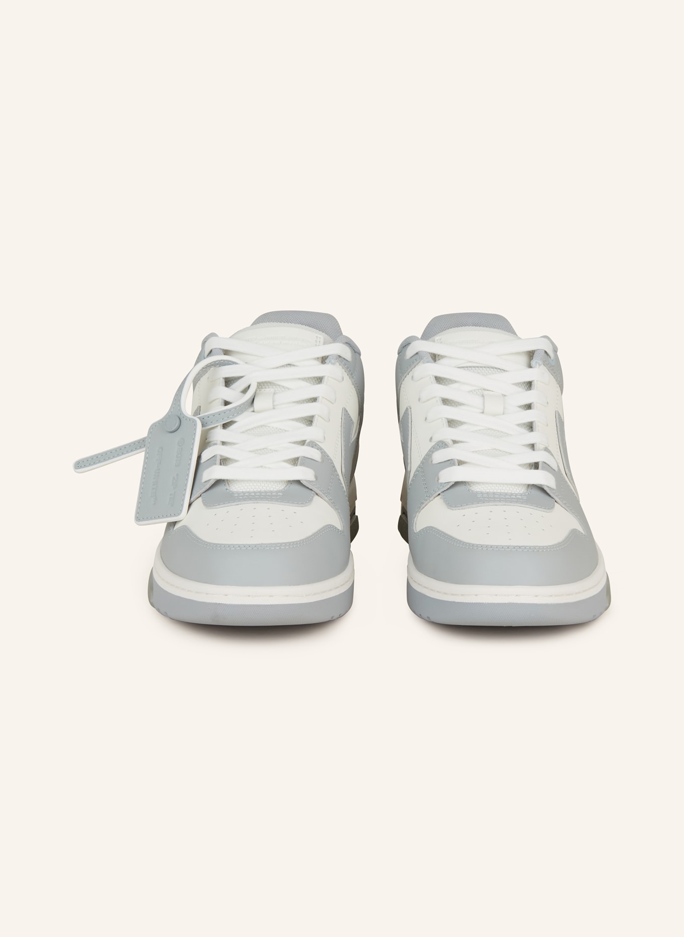 Off-White Sneakersy na platformie OUT OF OFFICE, Kolor: BIAŁY/ SZARY (Obrazek 3)