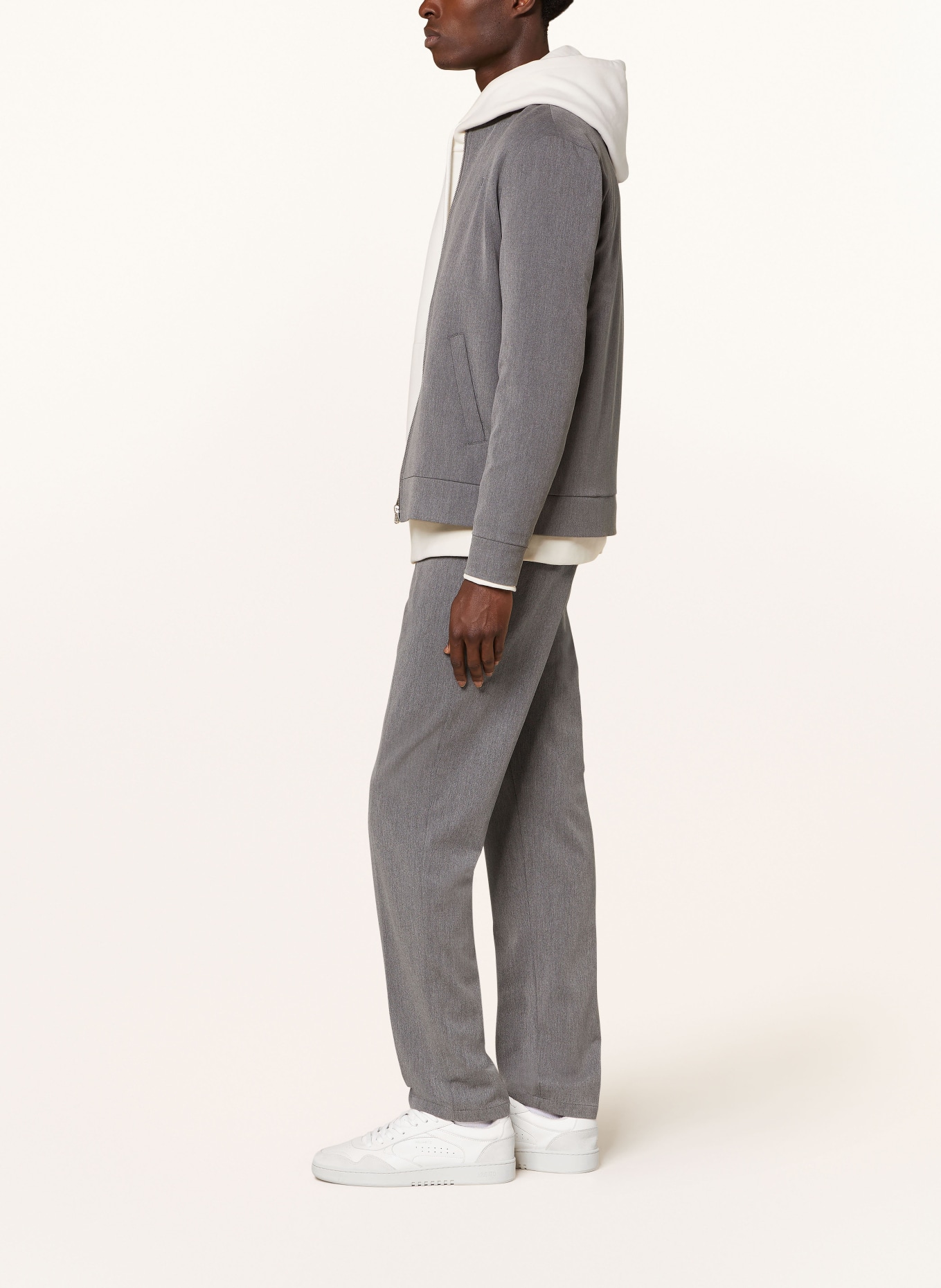 LES DEUX Trousers regular fit, Color: GRAY (Image 4)