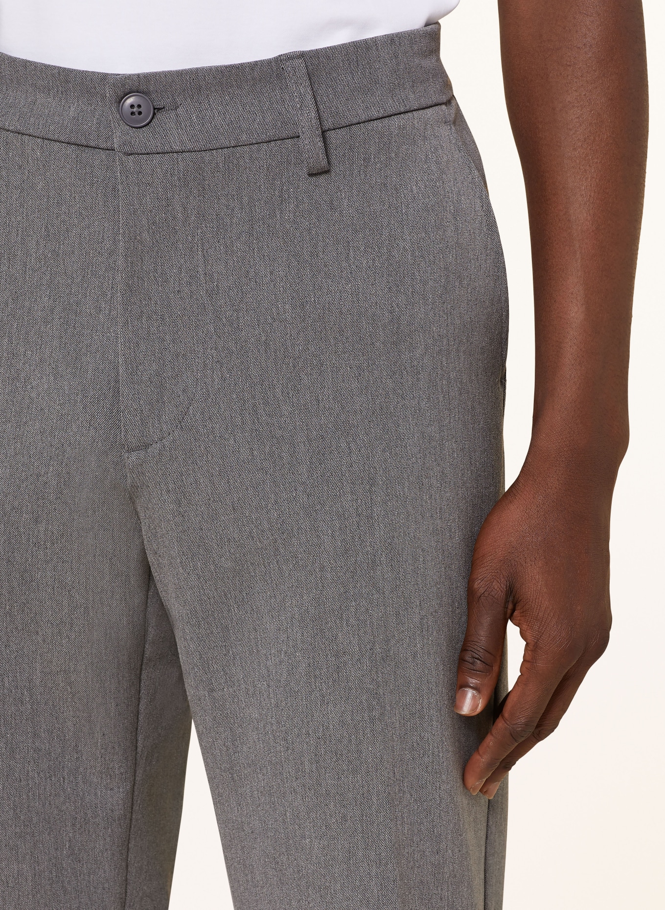 LES DEUX Trousers regular fit, Color: GRAY (Image 5)