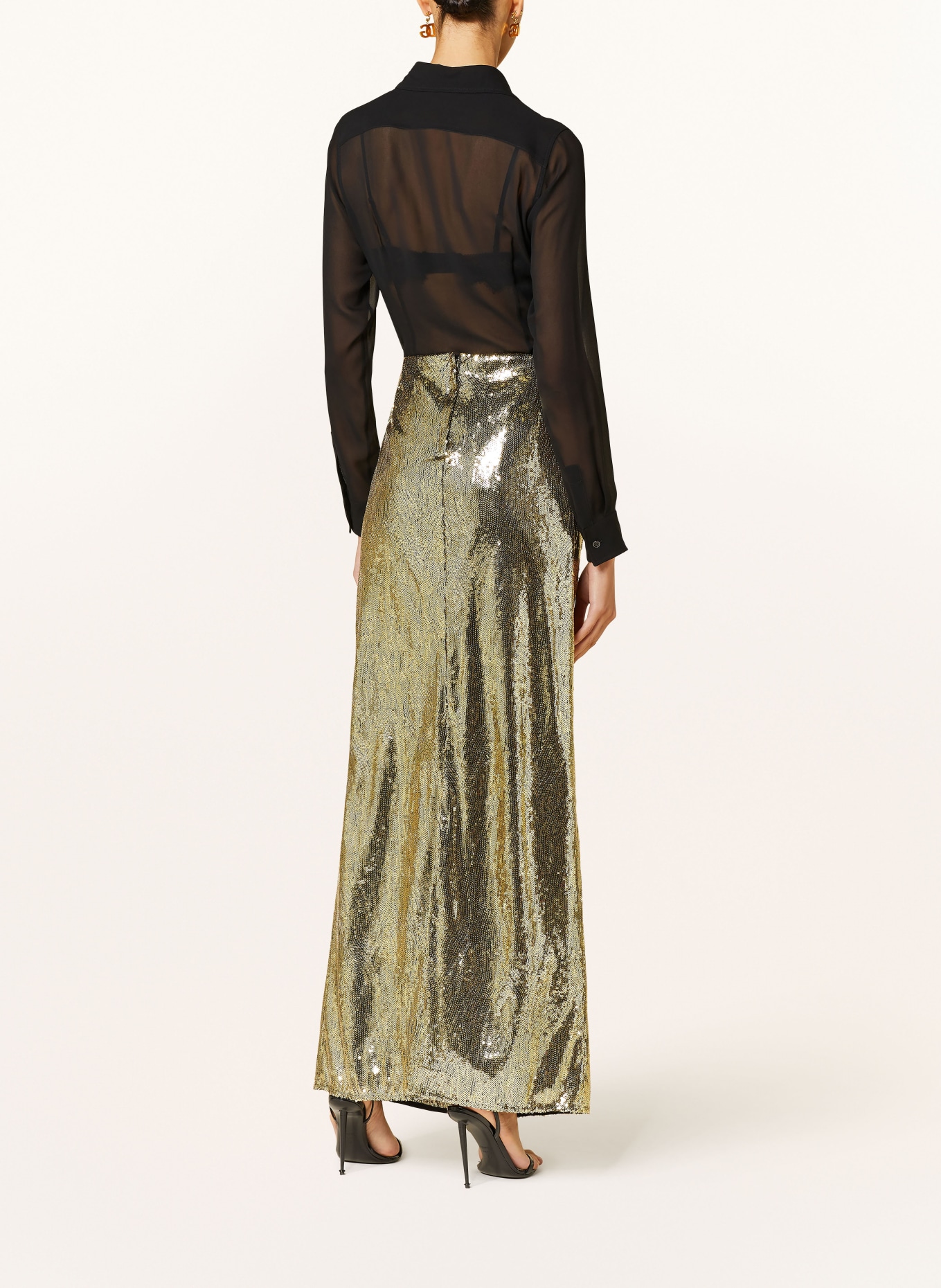 DOLCE & GABBANA Skirt with sequins, Color: GOLD (Image 3)