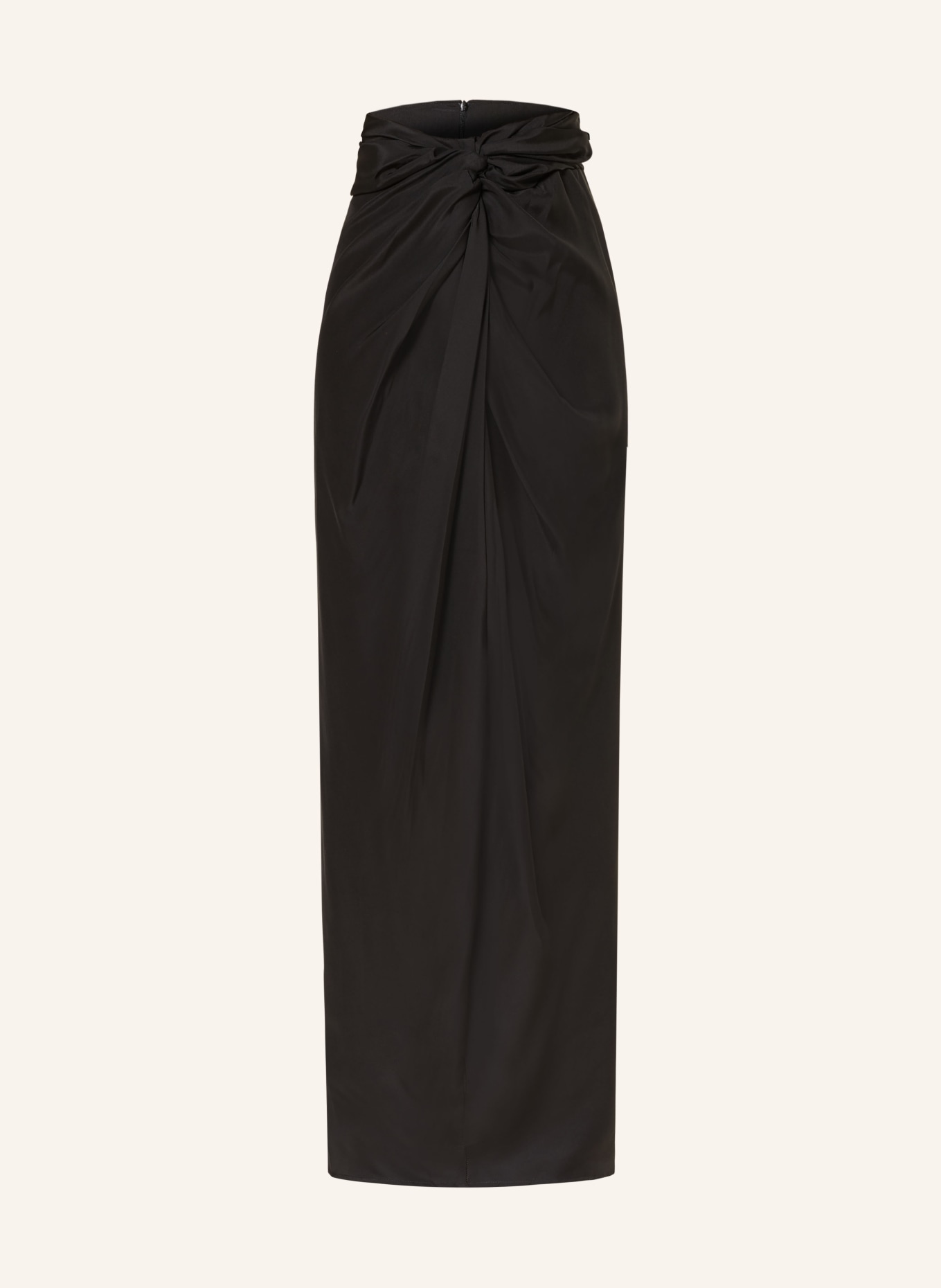 GAUGE81 Silk skirt USUKI, Color: BLACK (Image 1)