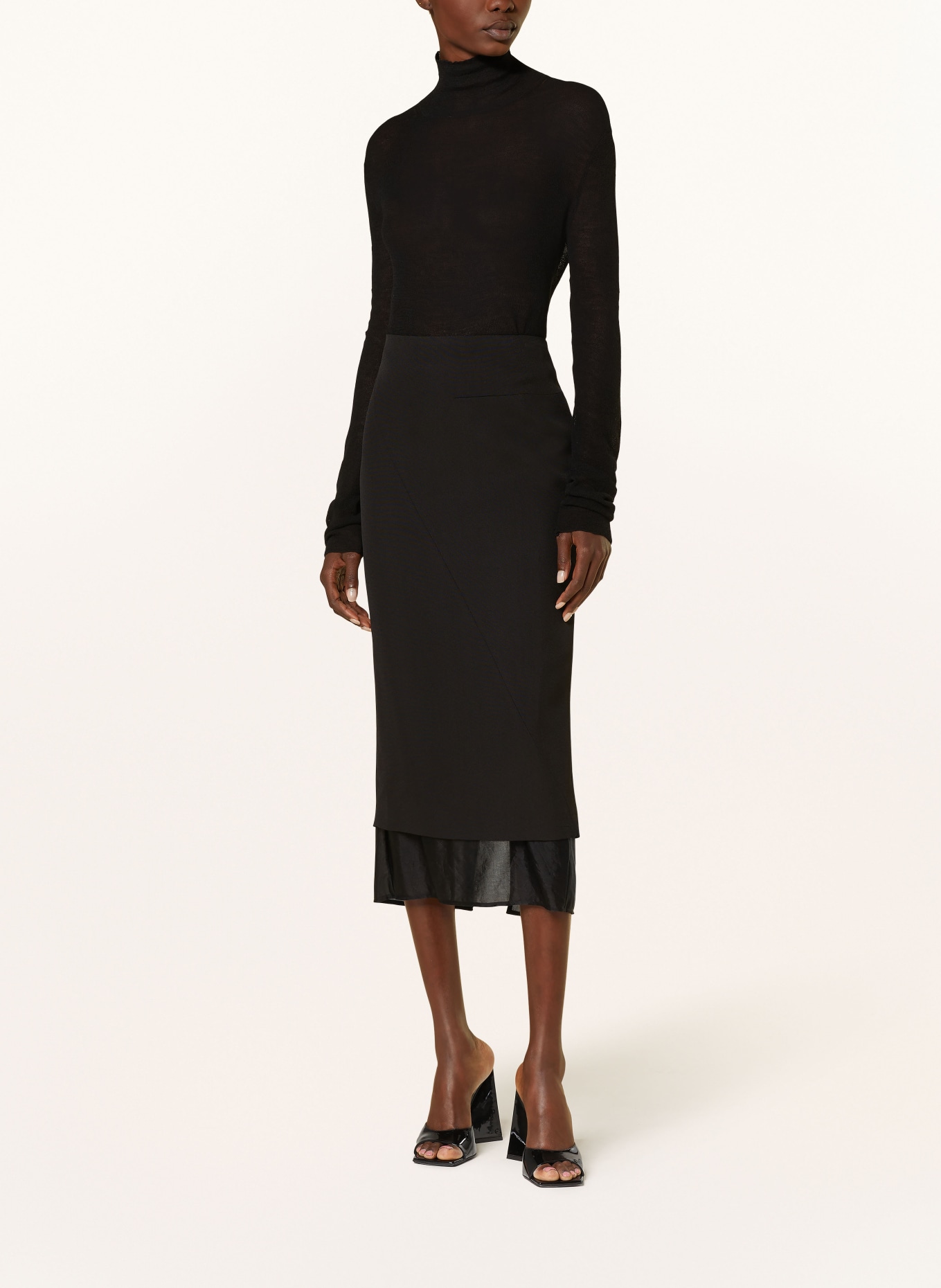 GAUGE81 Skirt SABIE, Color: BLACK (Image 2)