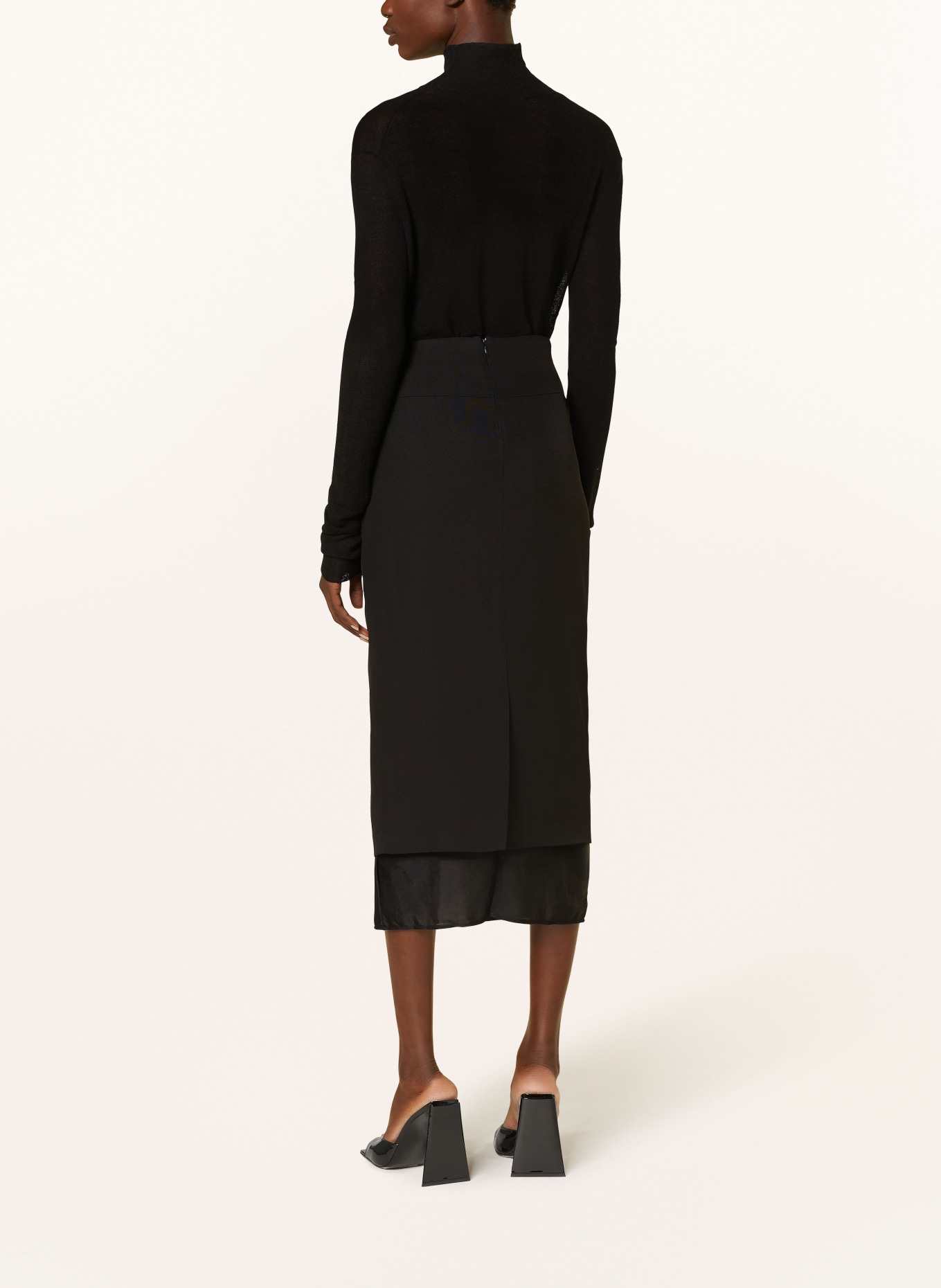 GAUGE81 Skirt SABIE, Color: BLACK (Image 3)