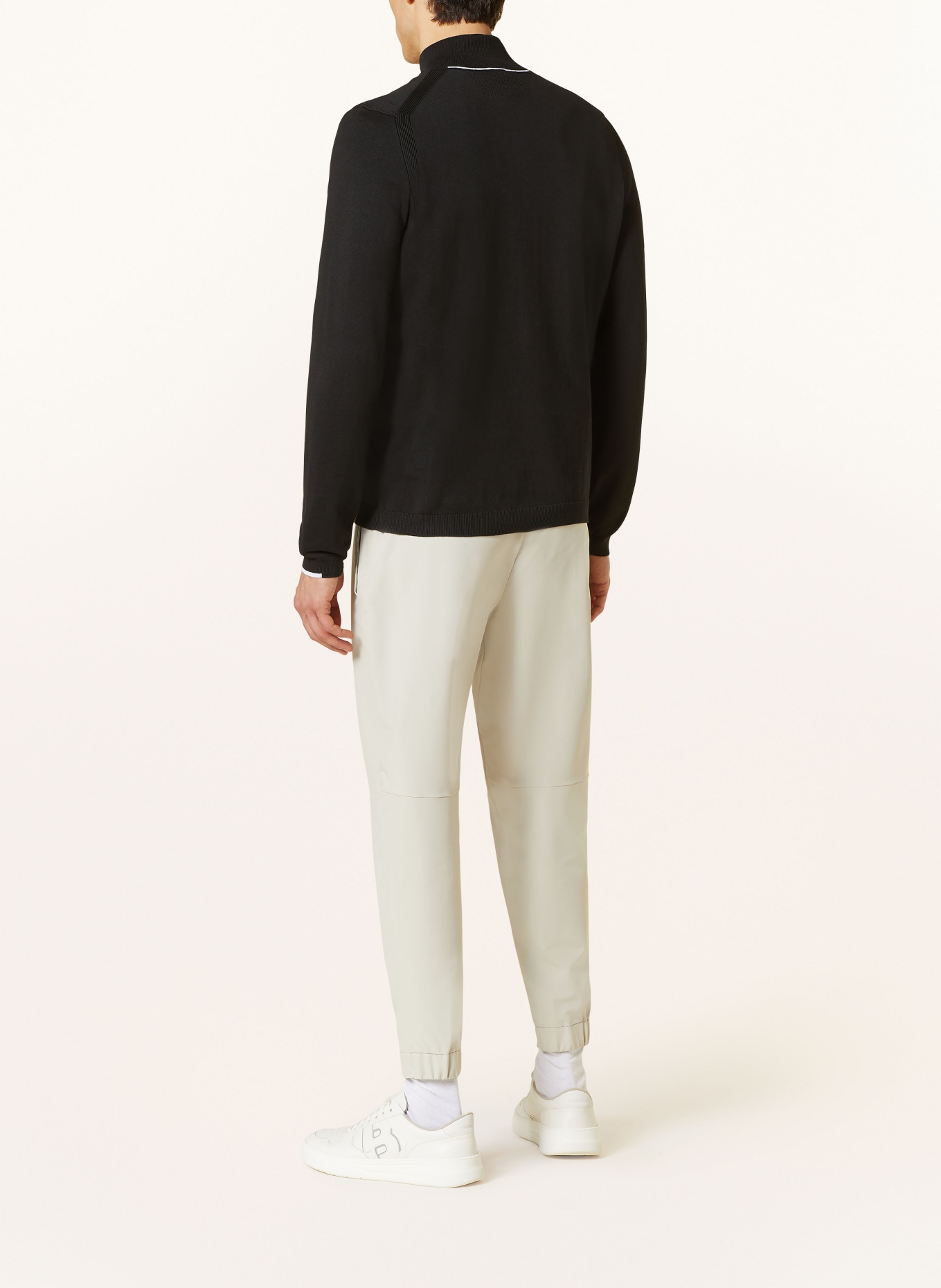 BOSS Half-zip sweater EVER, Color: BLACK (Image 3)