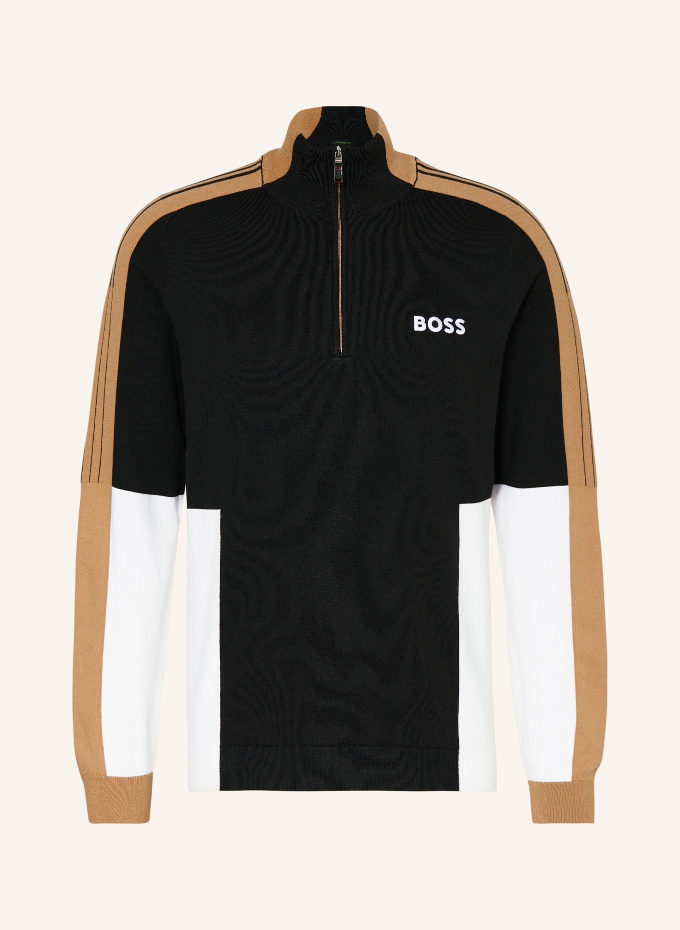 BOSS Troyer ZOLKAR, Farbe: SCHWARZ/ WEISS/ BEIGE (Bild 1)