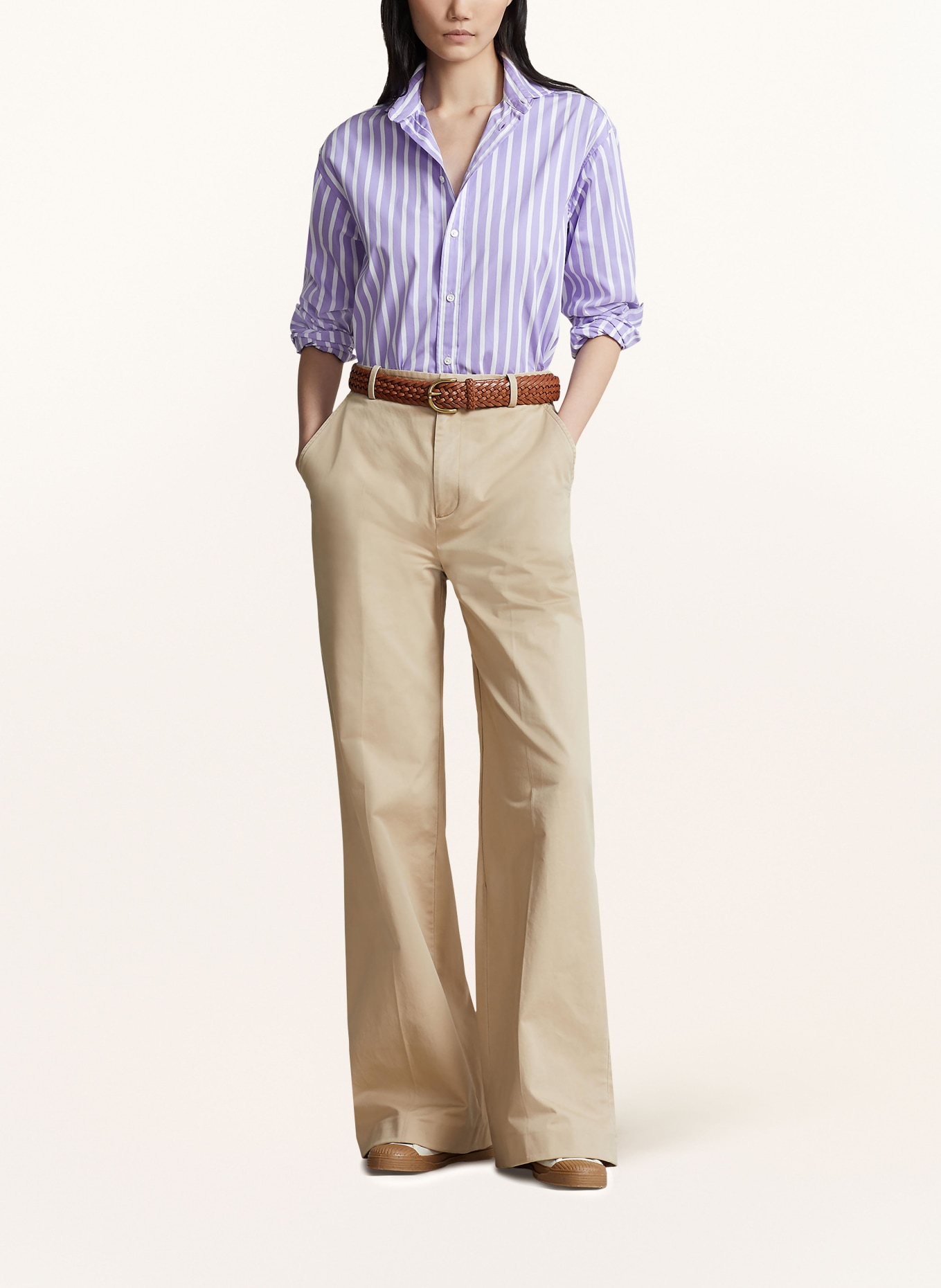 POLO RALPH LAUREN Shirt blouse, Color: PURPLE/ WHITE (Image 2)