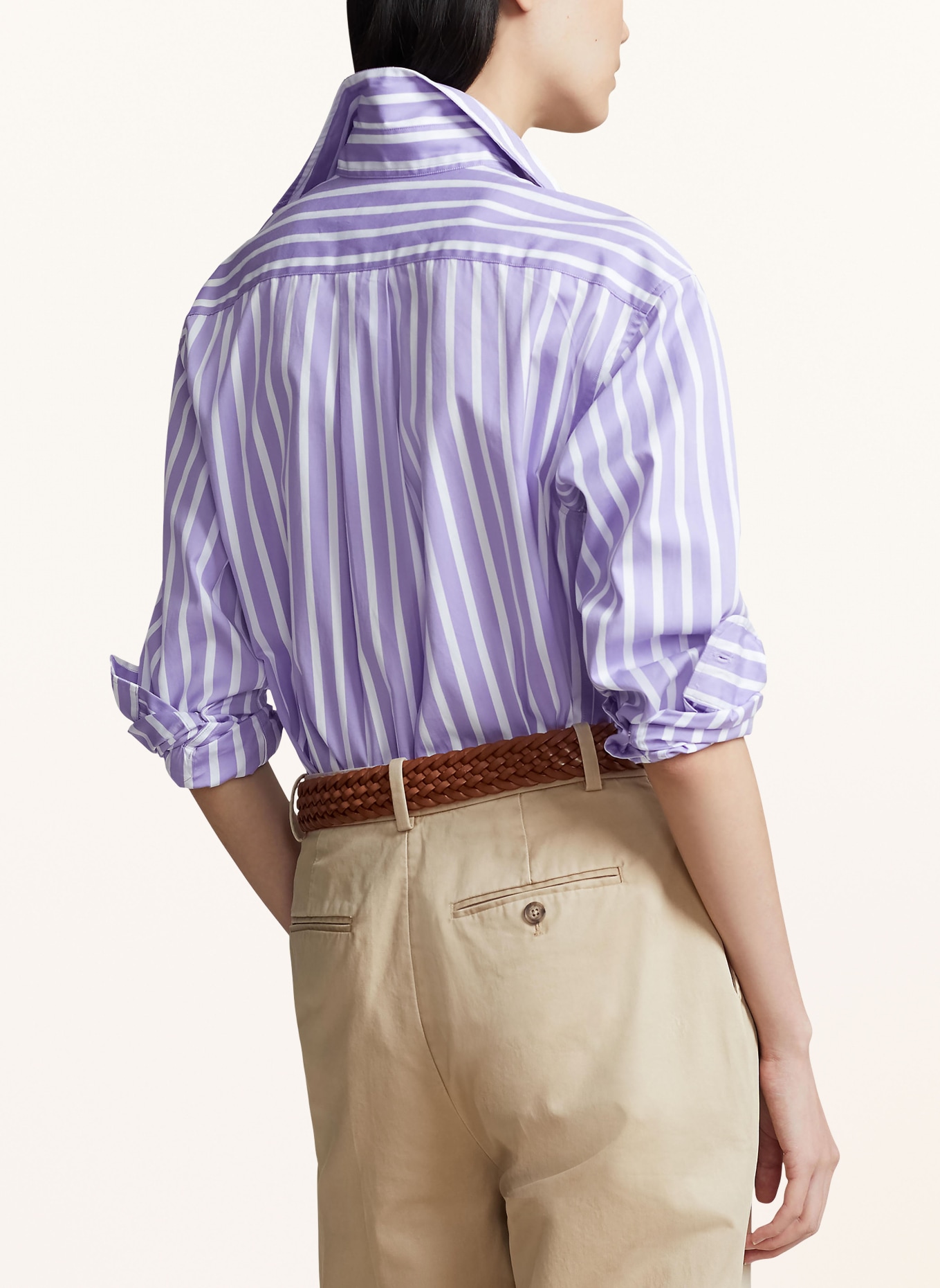 POLO RALPH LAUREN Shirt blouse, Color: PURPLE/ WHITE (Image 3)