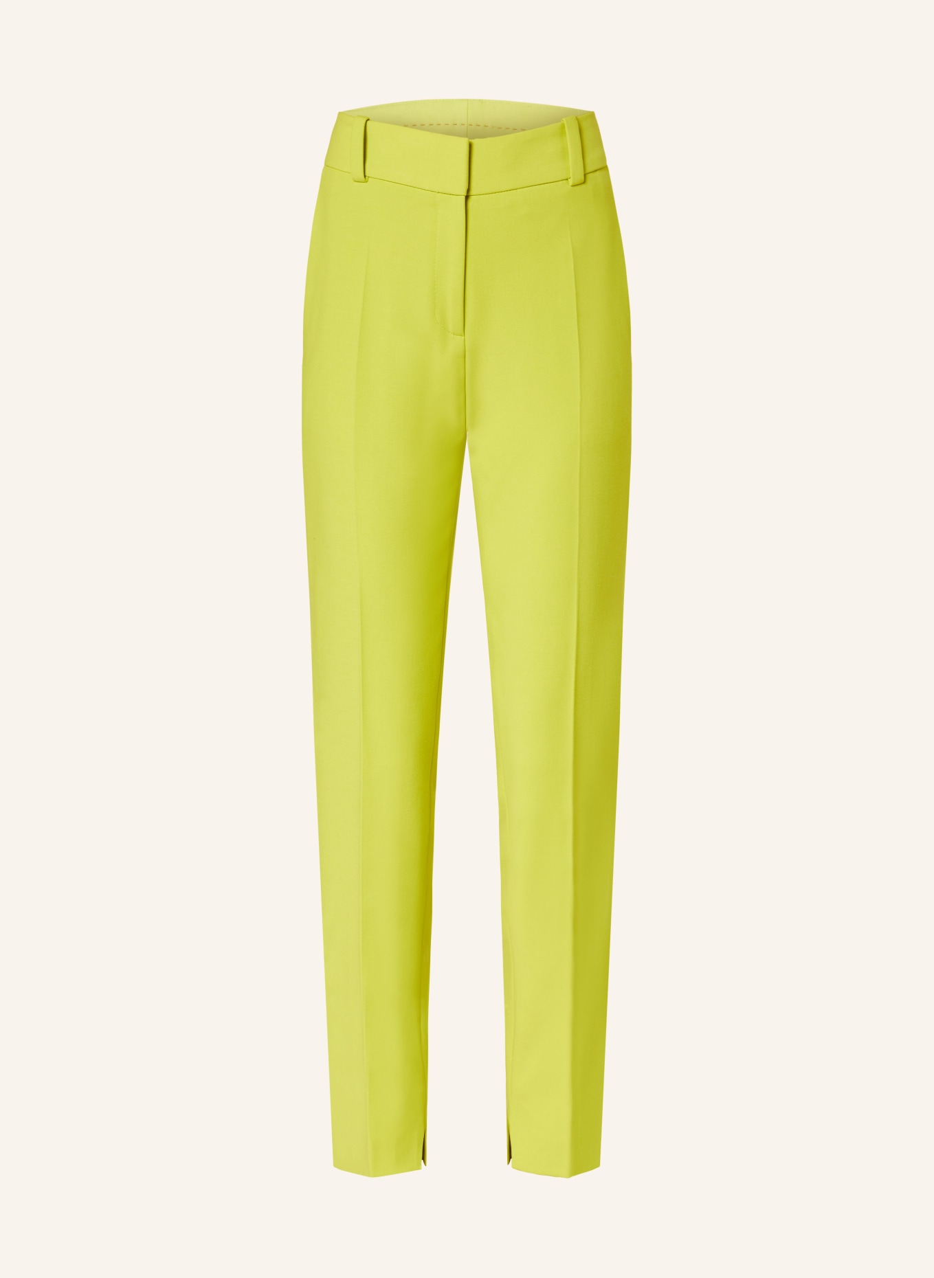 HUGO Trousers HETANA, Color: LIGHT GREEN (Image 1)