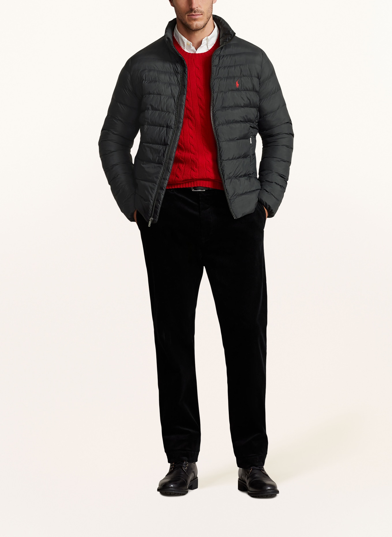POLO RALPH LAUREN Big & Tall Quilted jacket, Color: BLACK (Image 2)