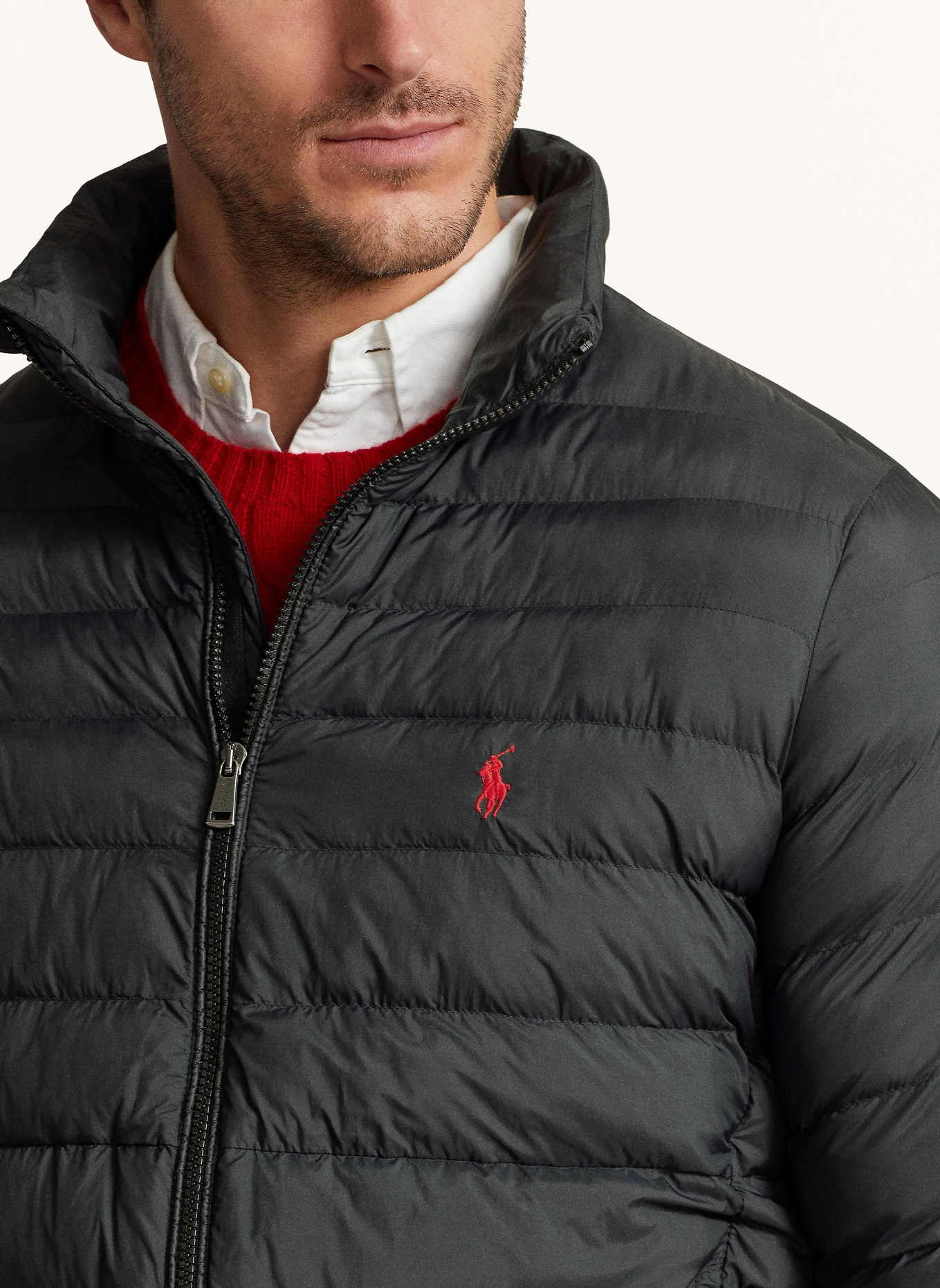 POLO RALPH LAUREN Big & Tall Quilted jacket, Color: BLACK (Image 4)