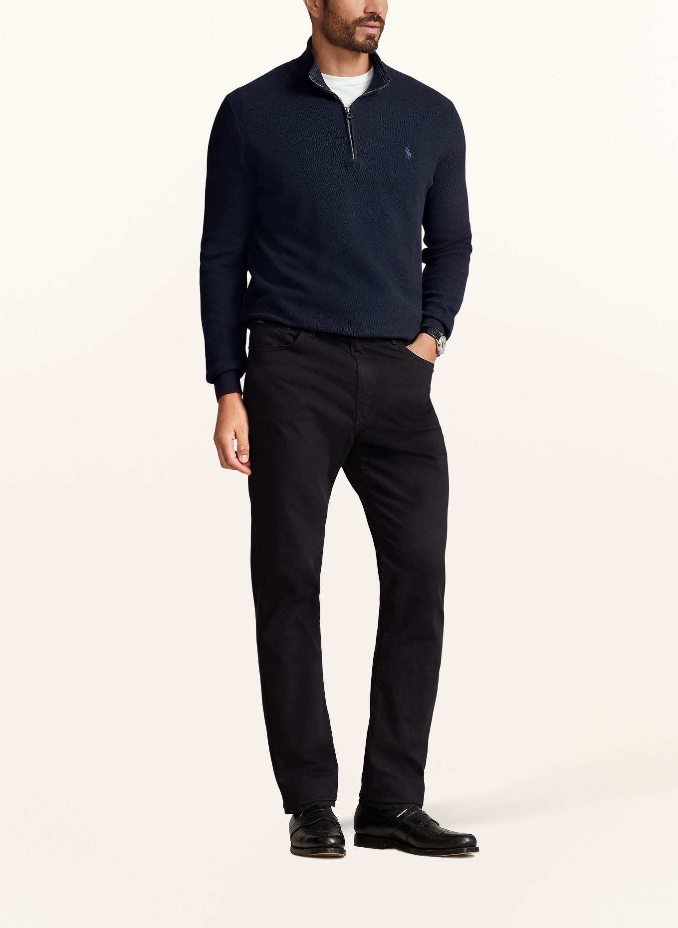 POLO RALPH LAUREN Big & Tall Troyer: DUNKELBLAU