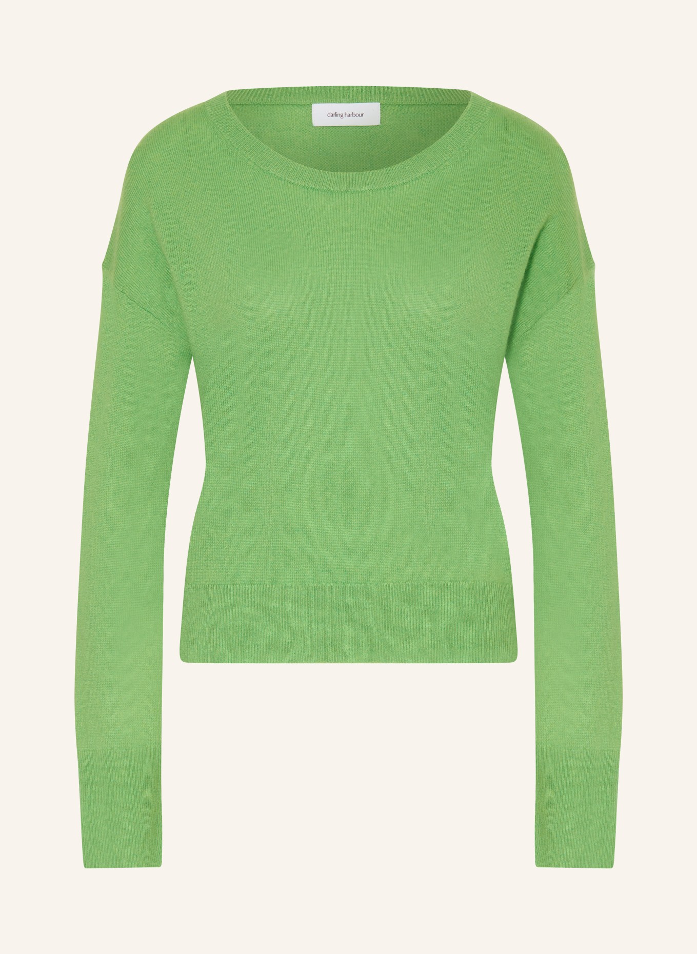 darling harbour Cashmere sweater, Color: apfelgrün (Image 1)