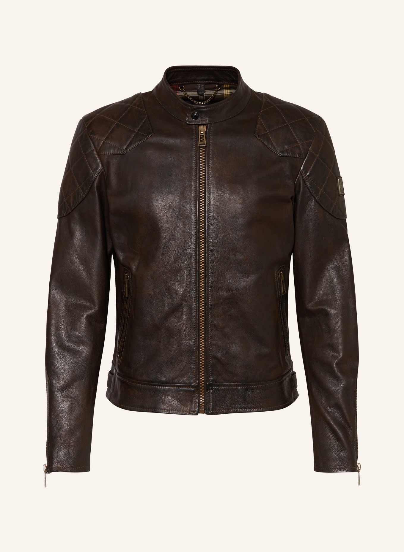 BELSTAFF Leather jacket LEGACY, Color: DARK BROWN (Image 1)