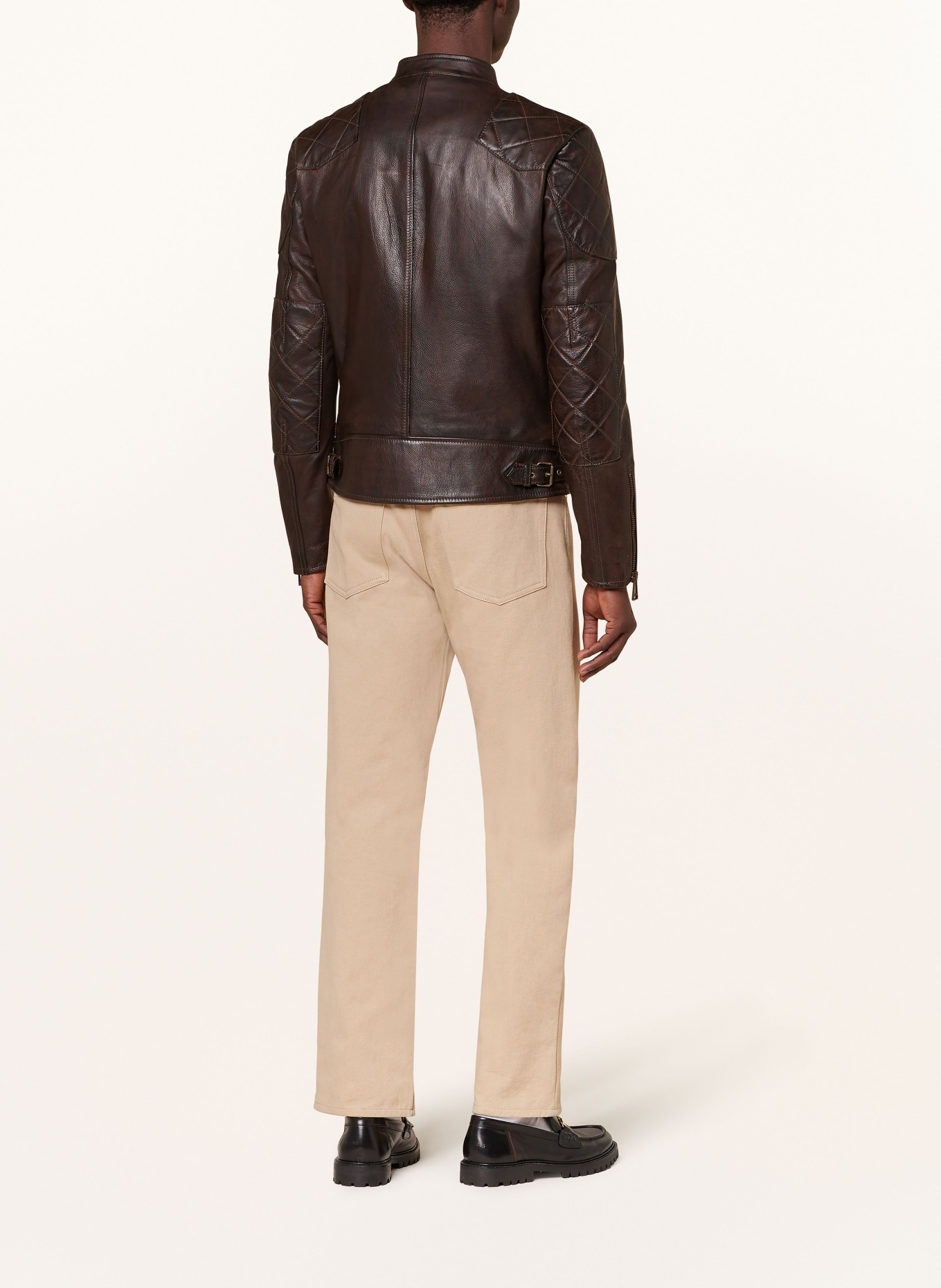 BELSTAFF Leather jacket LEGACY, Color: DARK BROWN (Image 3)