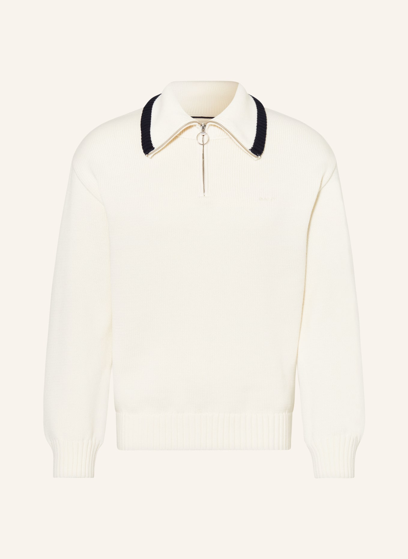 GANT Half-zip sweater, Color: CREAM (Image 1)