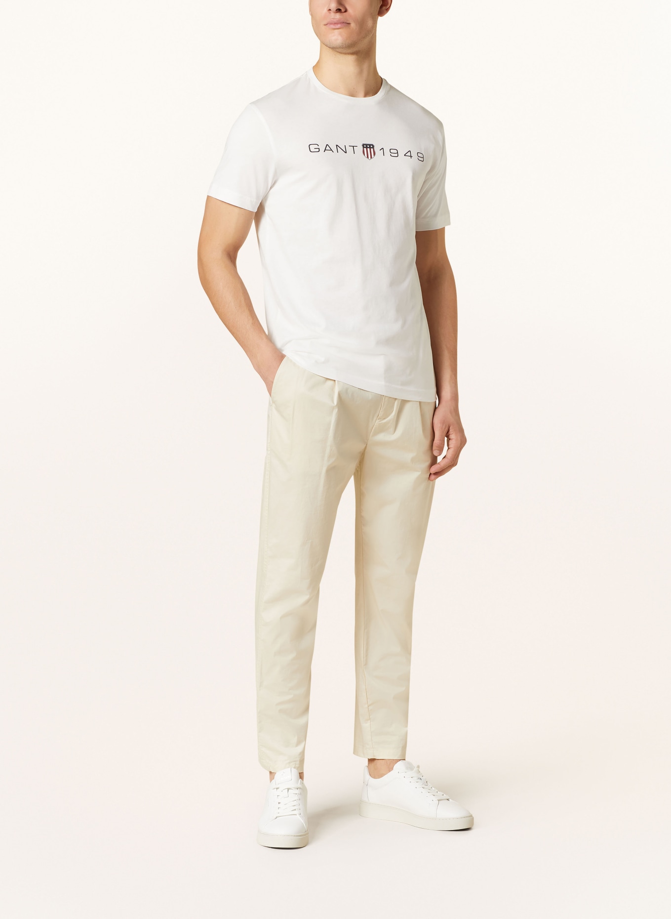 GANT T-shirt, Color: WHITE (Image 2)
