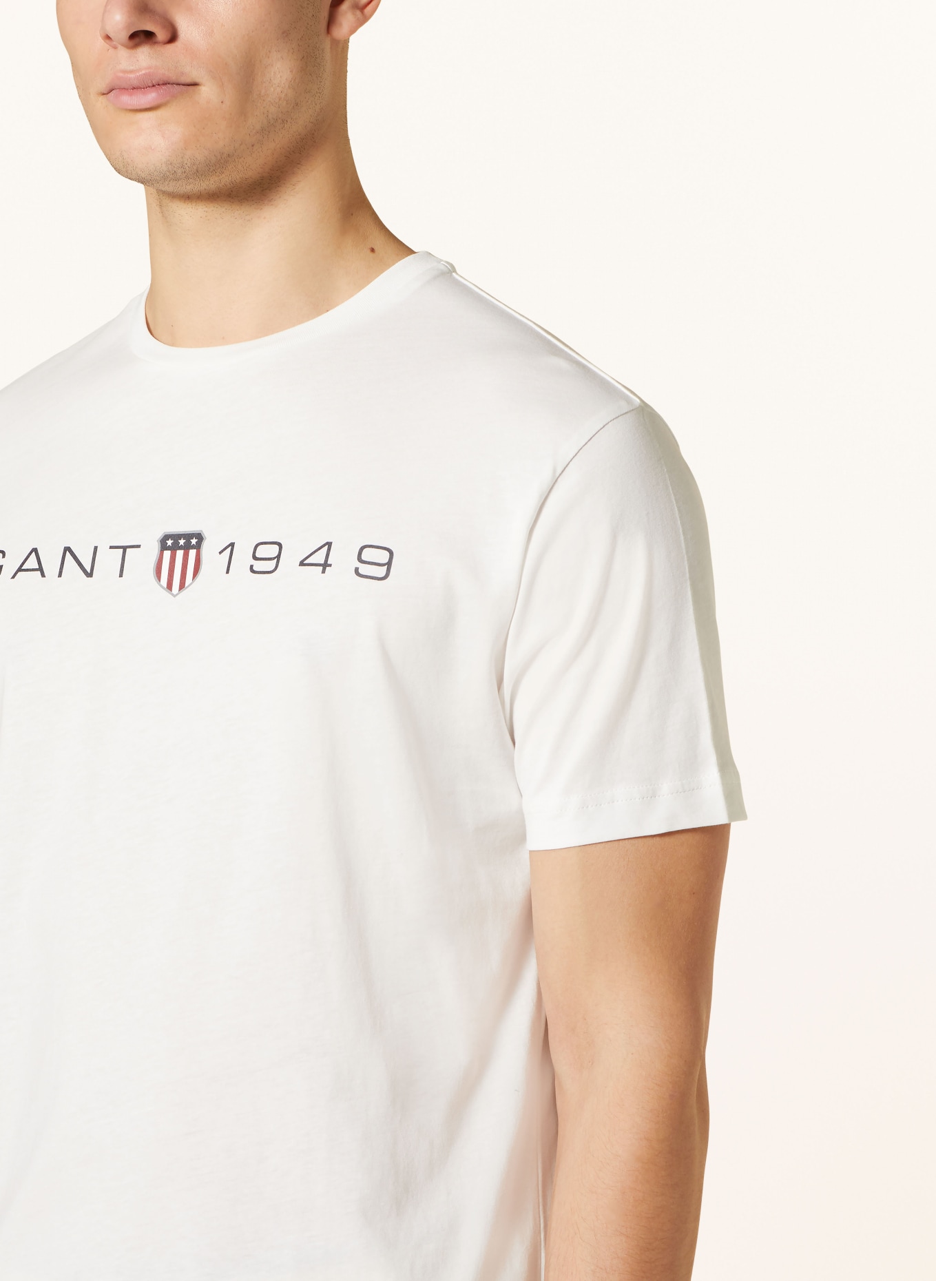 GANT T-Shirt, Farbe: WEISS (Bild 4)