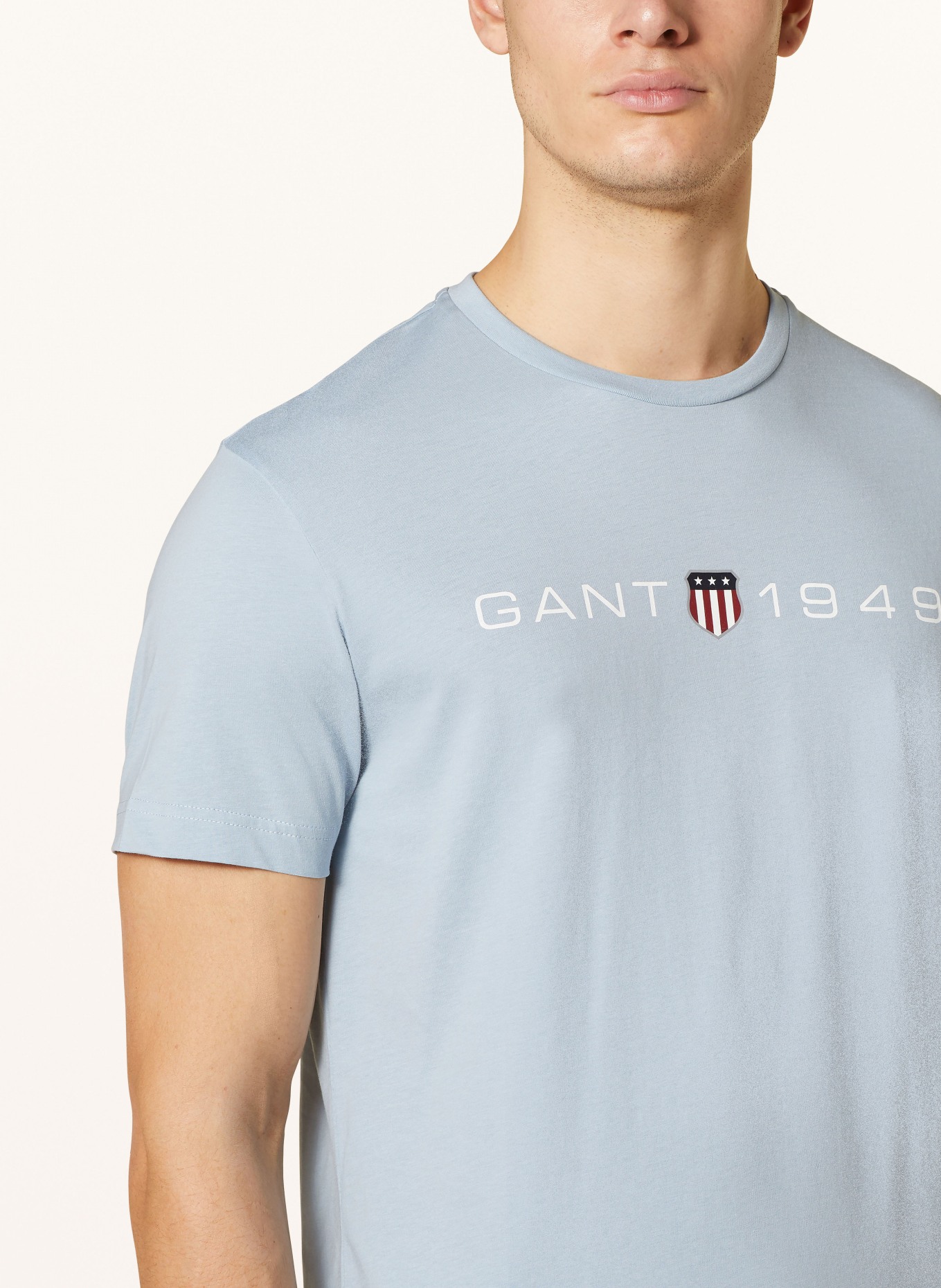 GANT T-Shirt, Farbe: HELLBLAU (Bild 4)