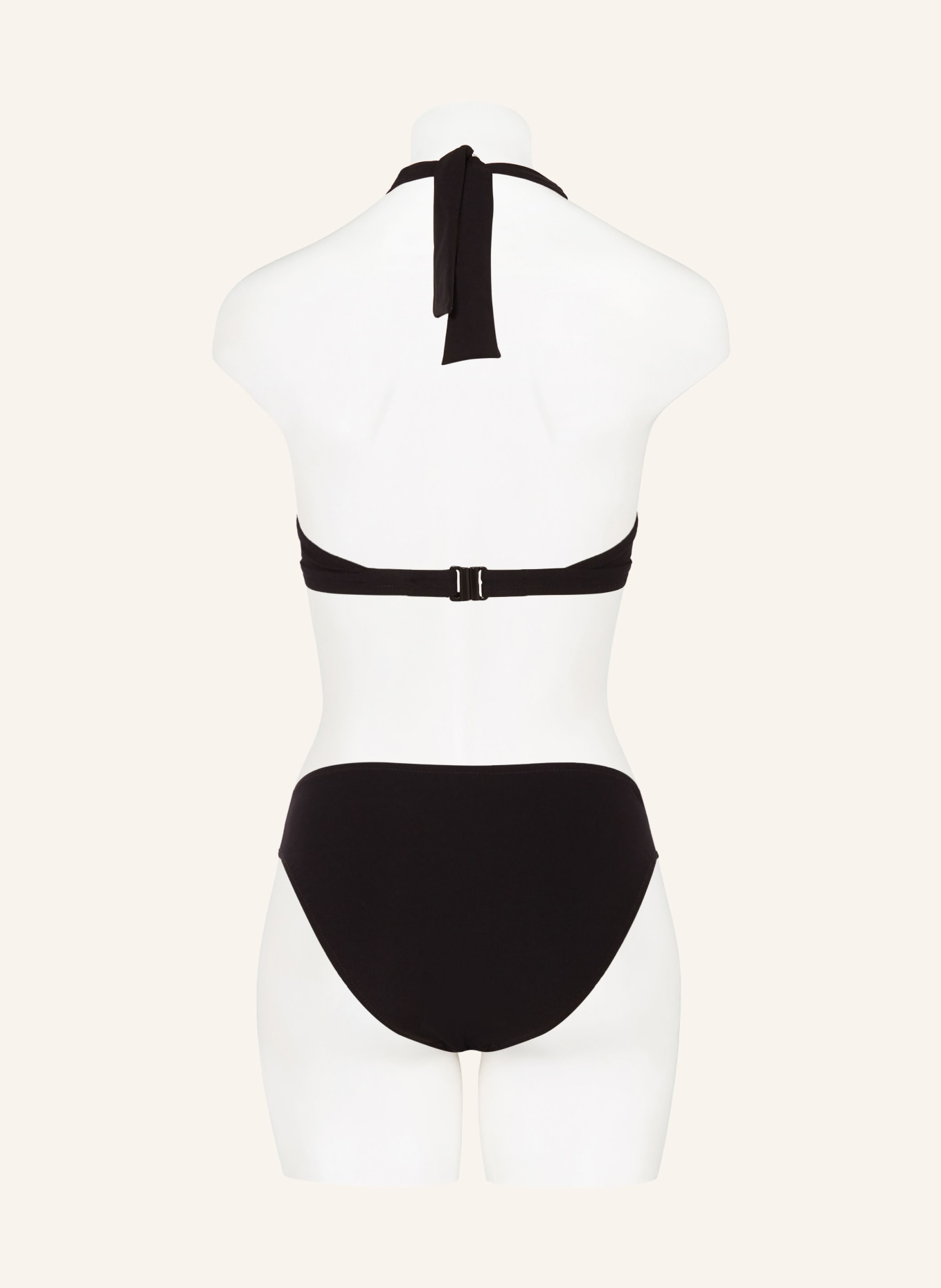 Lidea Halter neck bikini top MARINE MINDSET, Color: BLACK/ WHITE (Image 3)