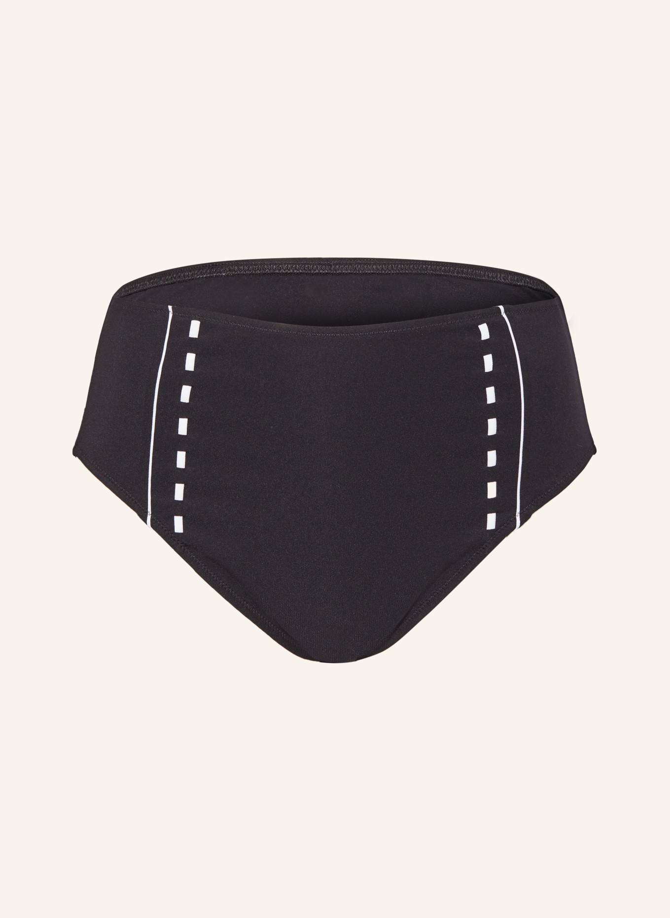 Lidea High-waist bikini bottoms MARINE MINDSET, Color: BLACK/ WHITE (Image 1)