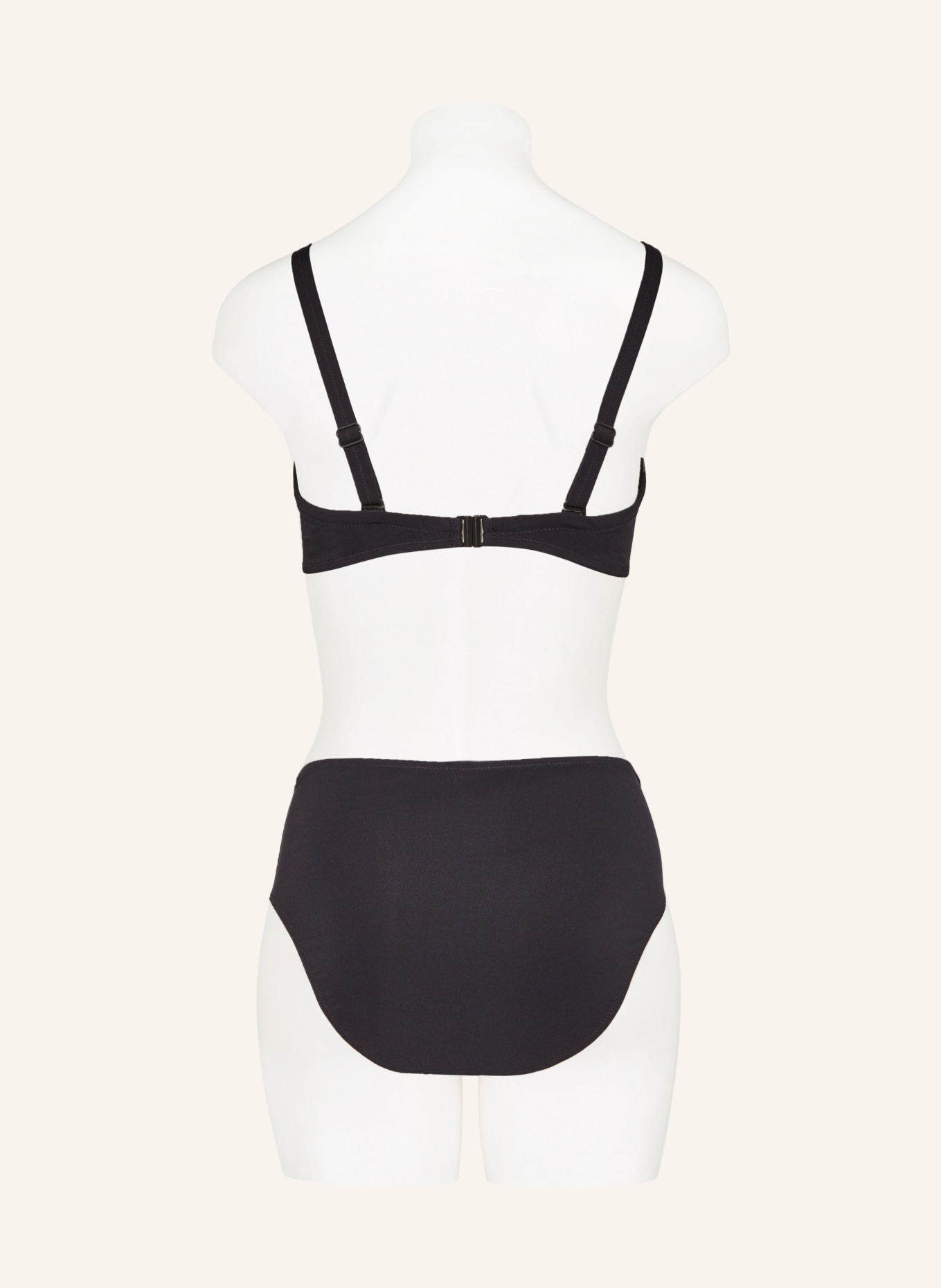 Lidea High-waist bikini bottoms MARINE MINDSET, Color: BLACK/ WHITE (Image 3)