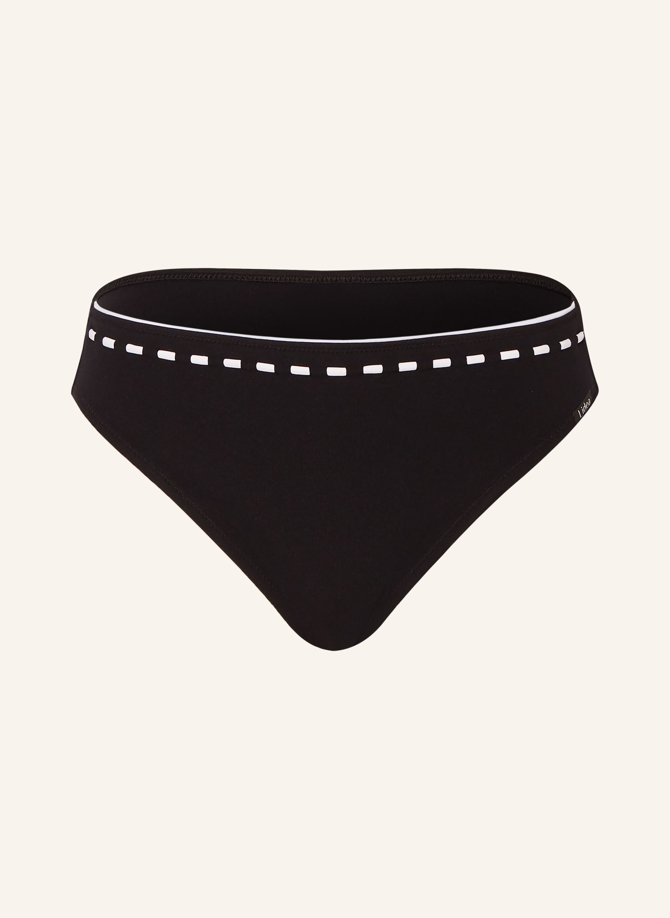 Lidea Basic-Bikini-Hose MARINE MINDSET, Farbe: SCHWARZ/ WEISS (Bild 1)