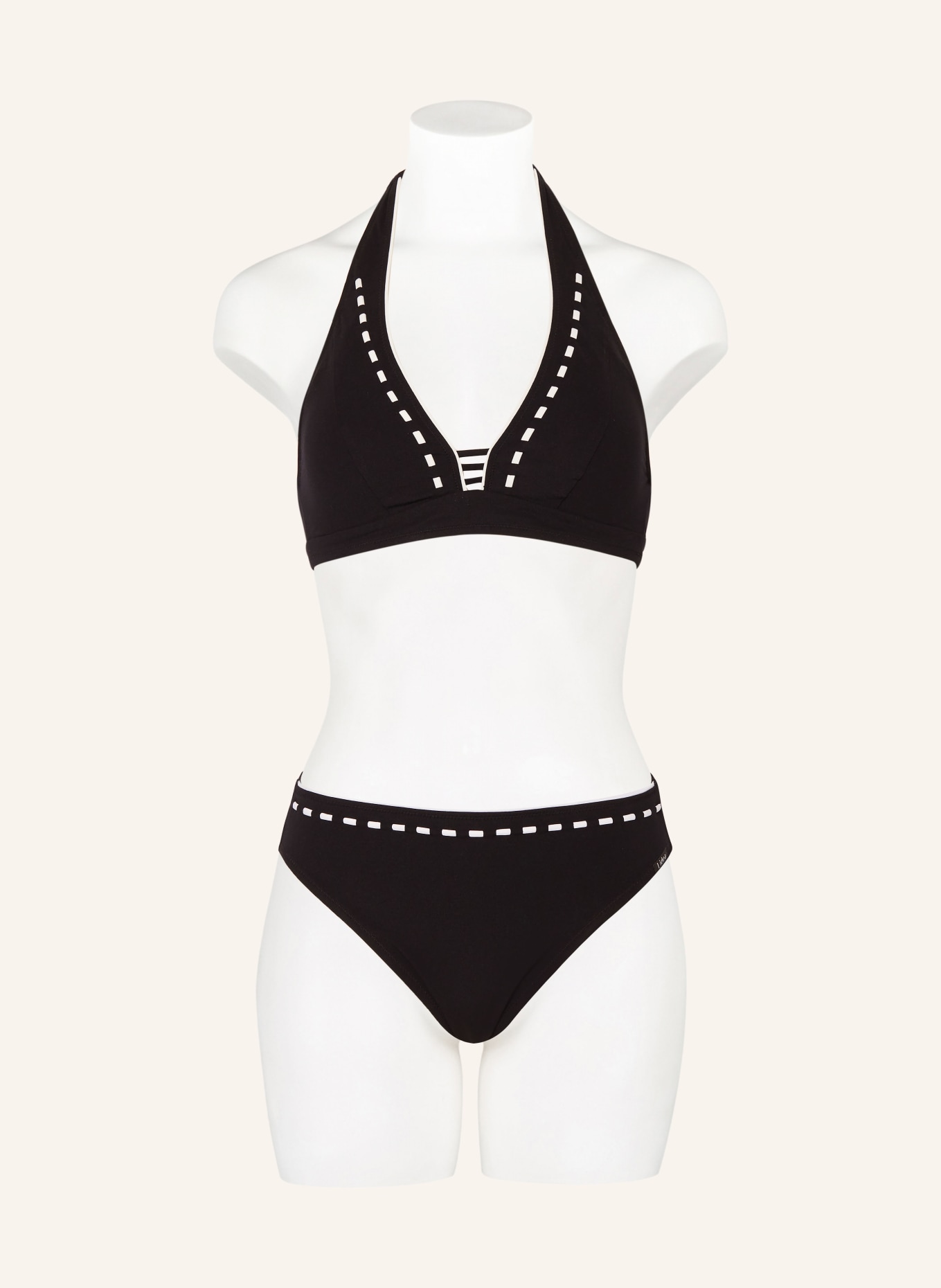 Lidea Basic-Bikini-Hose MARINE MINDSET, Farbe: SCHWARZ/ WEISS (Bild 2)