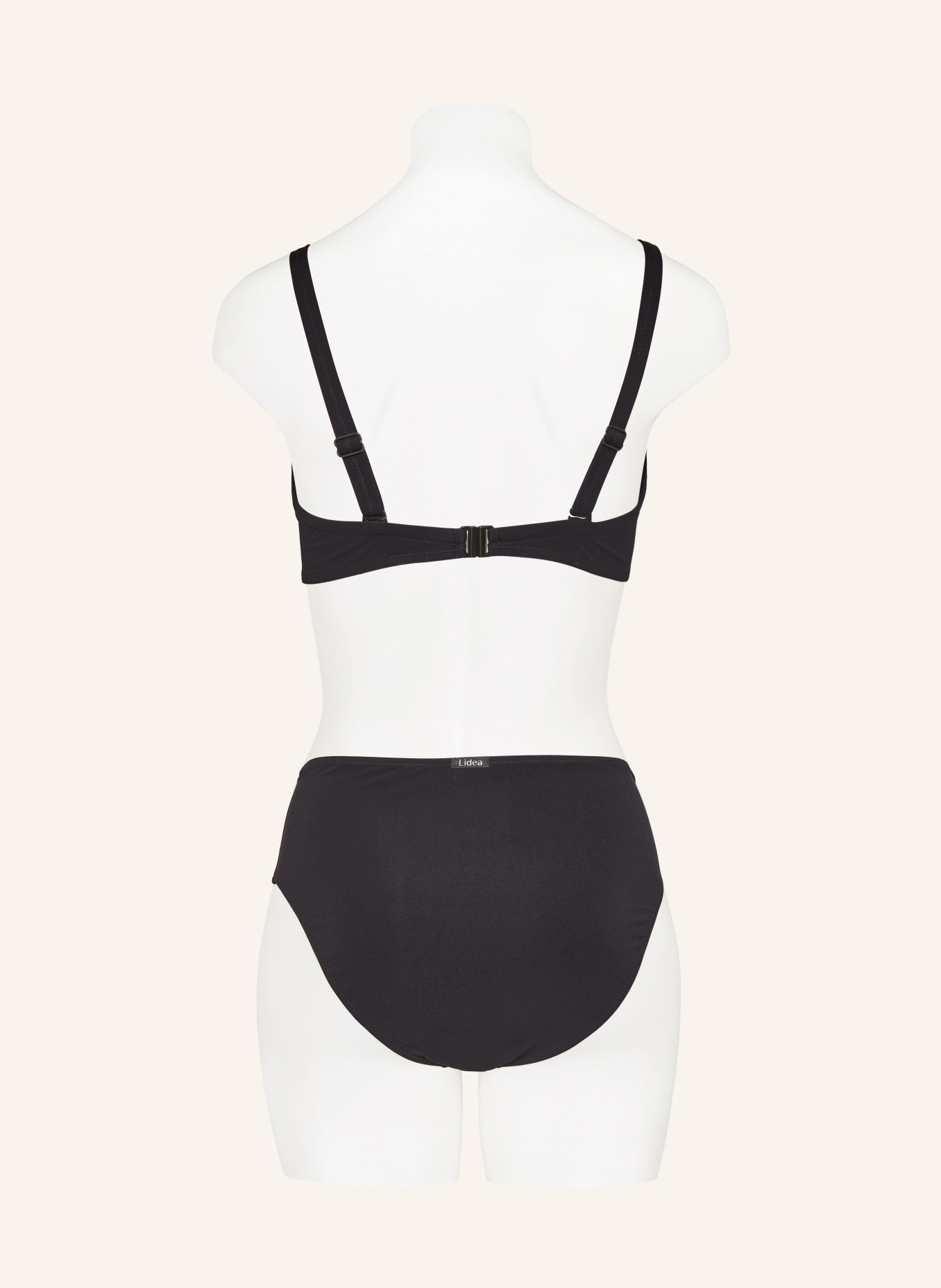 Lidea Underwired bikini top MARINE MINDSET, Color: BLACK/ WHITE (Image 3)