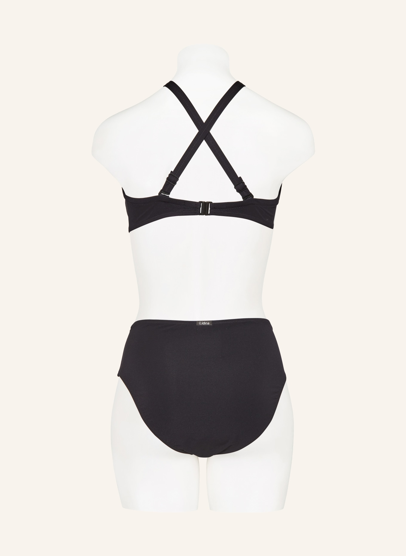 Lidea Underwired bikini top MARINE MINDSET, Color: BLACK/ WHITE (Image 4)