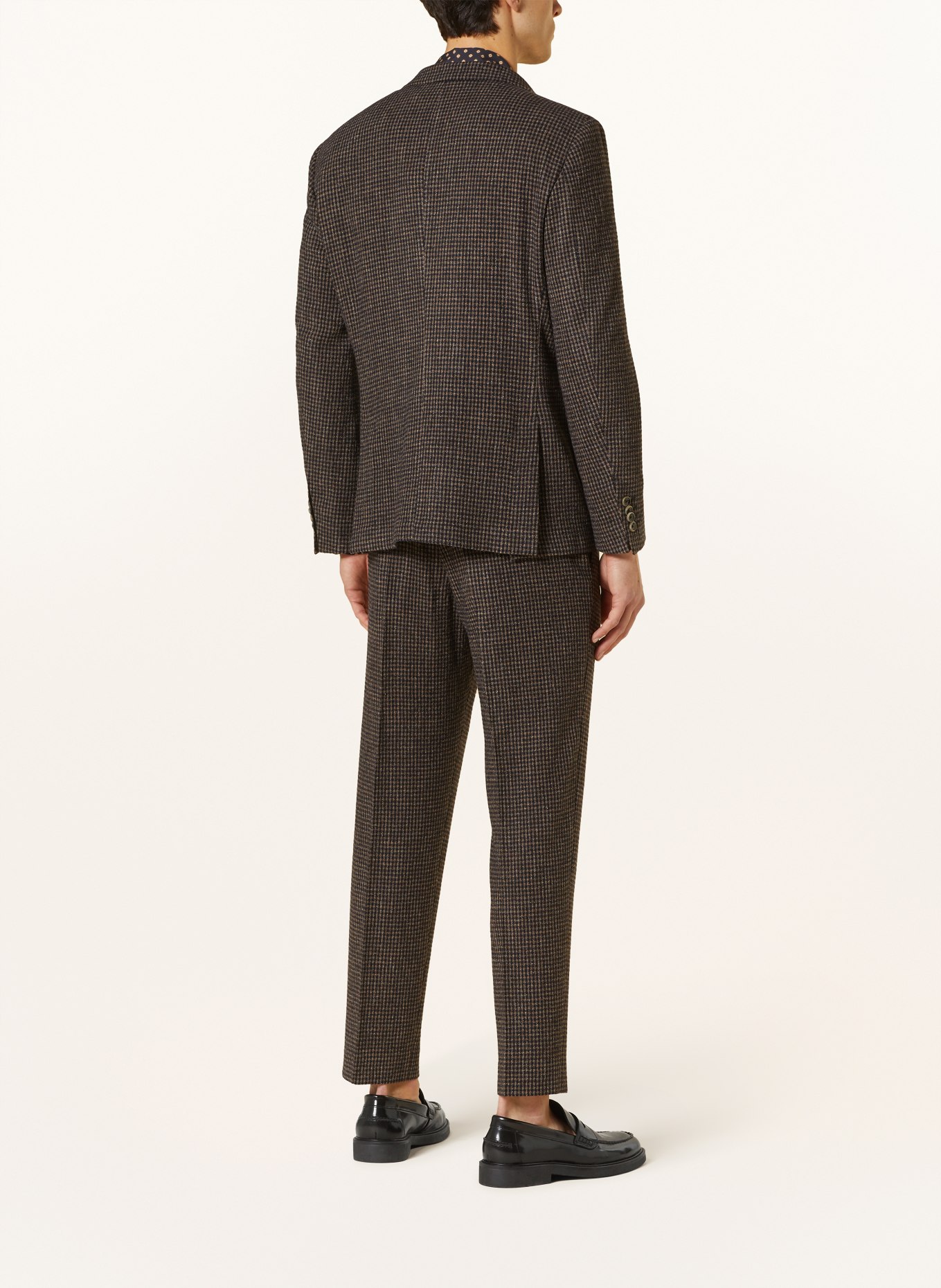 BALDESSARINI Anzugsakko Slim Fit aus Tweed, Farbe: 8617 Cappuchino Check (Bild 3)