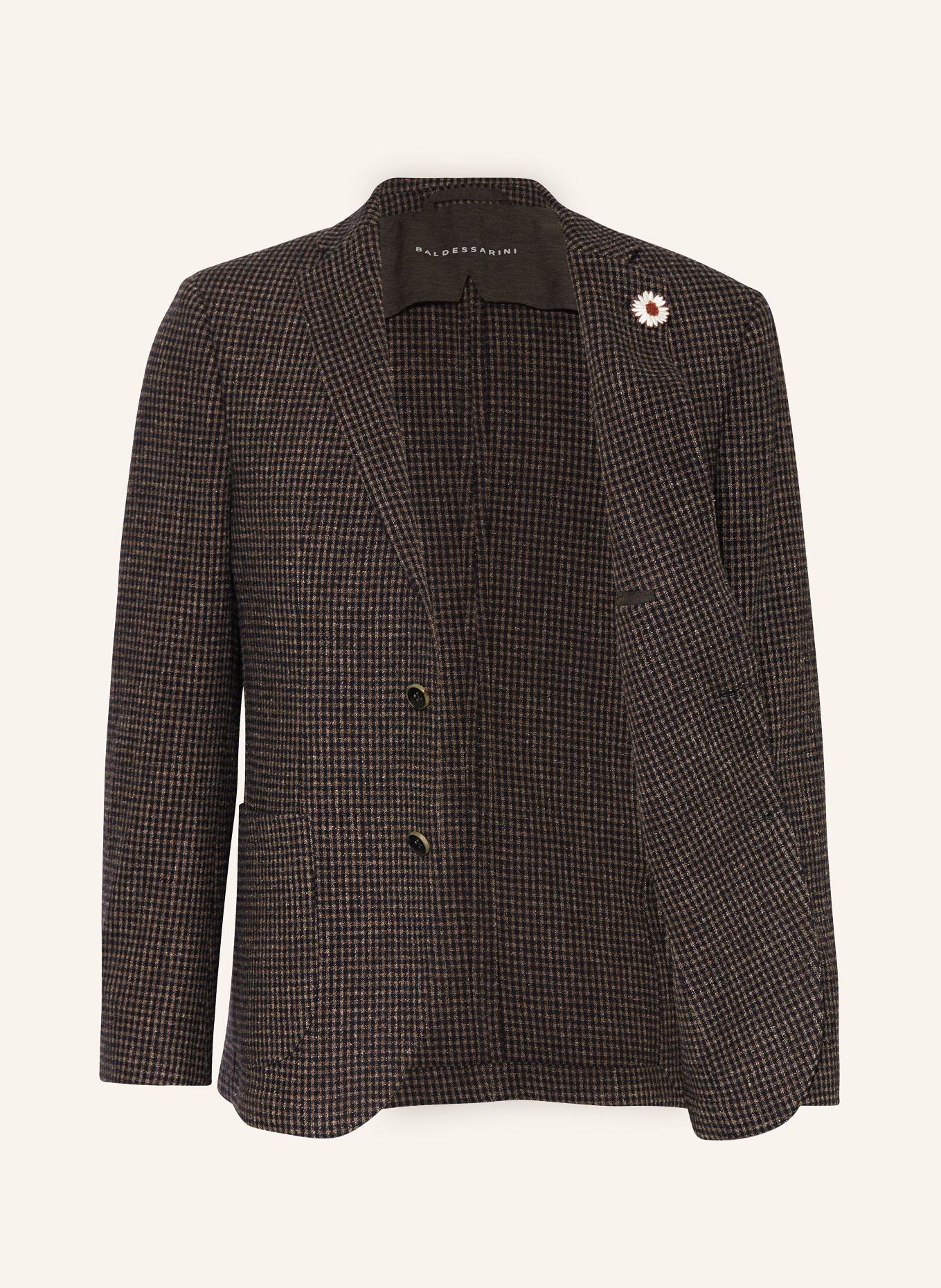 BALDESSARINI Suit jacket slim fit in tweed, Color: 8617 Cappuchino Check (Image 4)