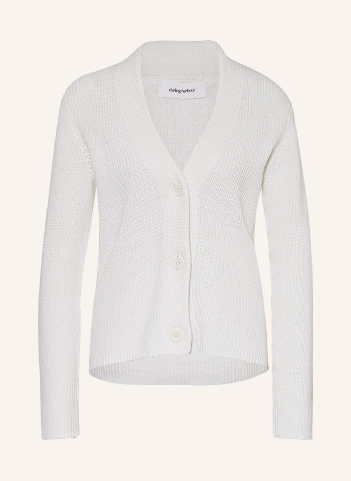 darling harbour Cardigan, Color: WHITE (Image 1)