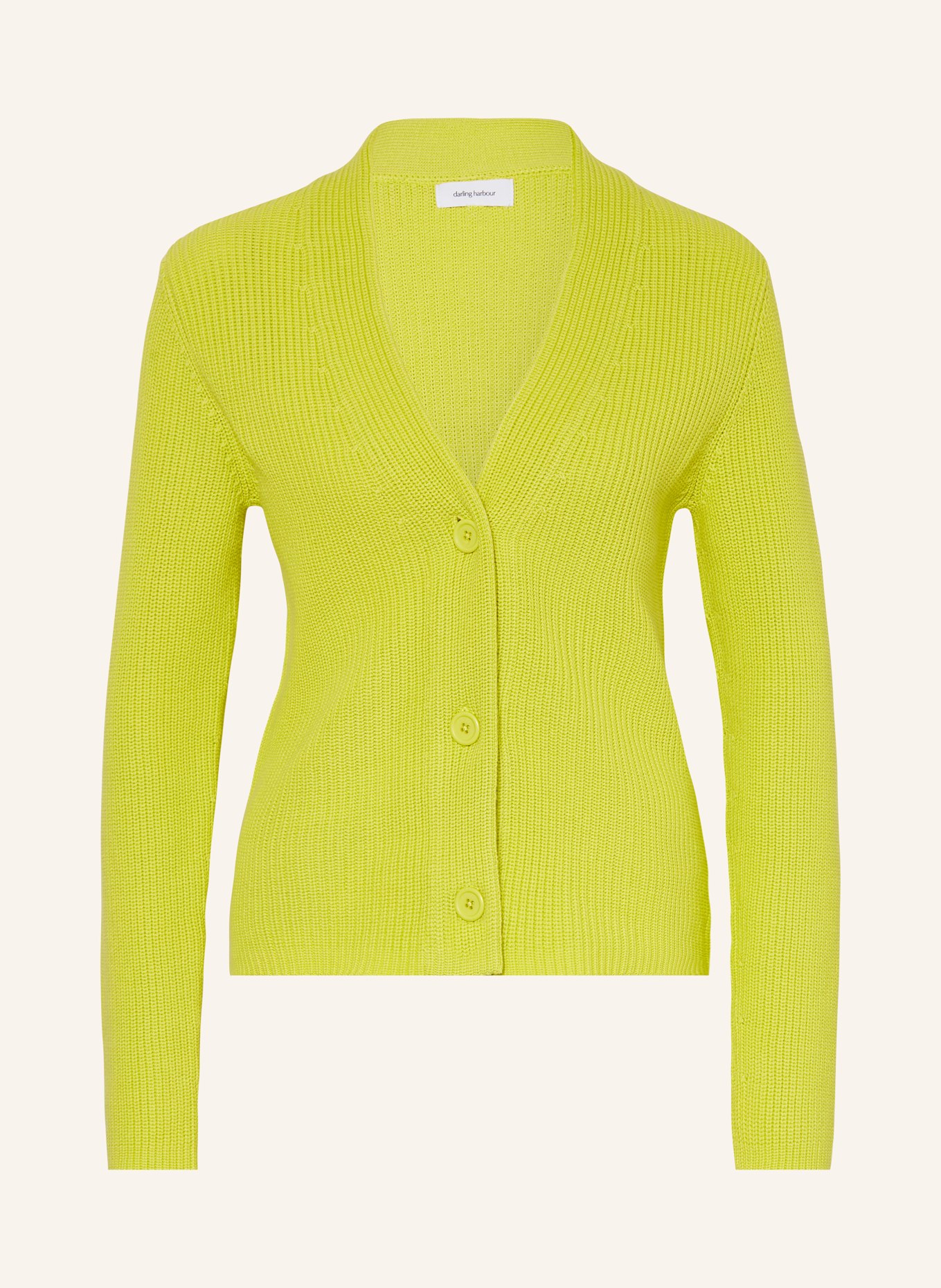 darling harbour Cardigan, Color: YELLOW (Image 1)