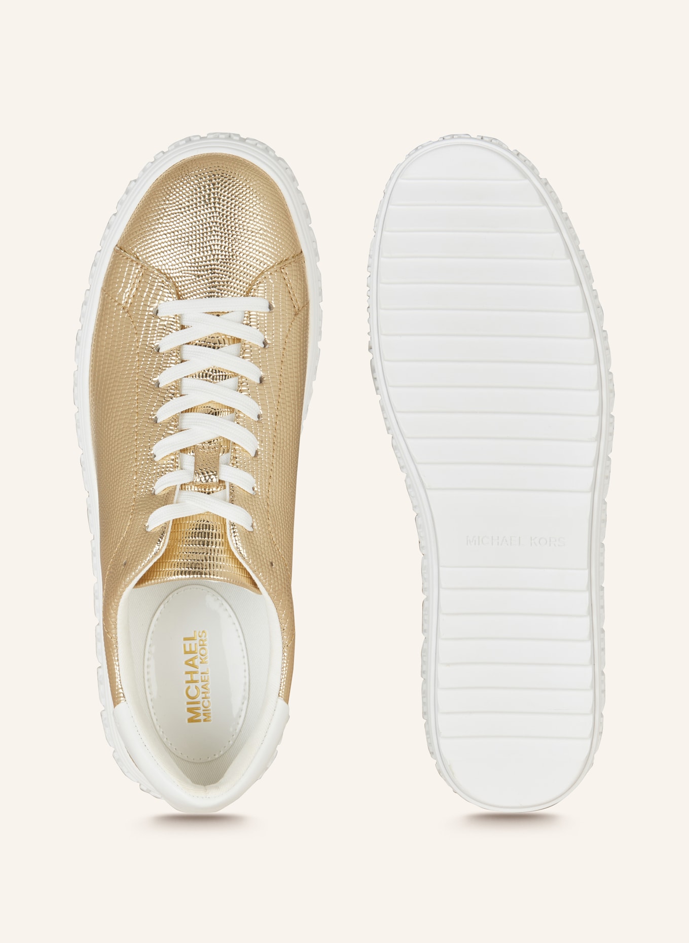 MICHAEL KORS Sneakers GROVE, Color: 740 PALE GOLD (Image 5)