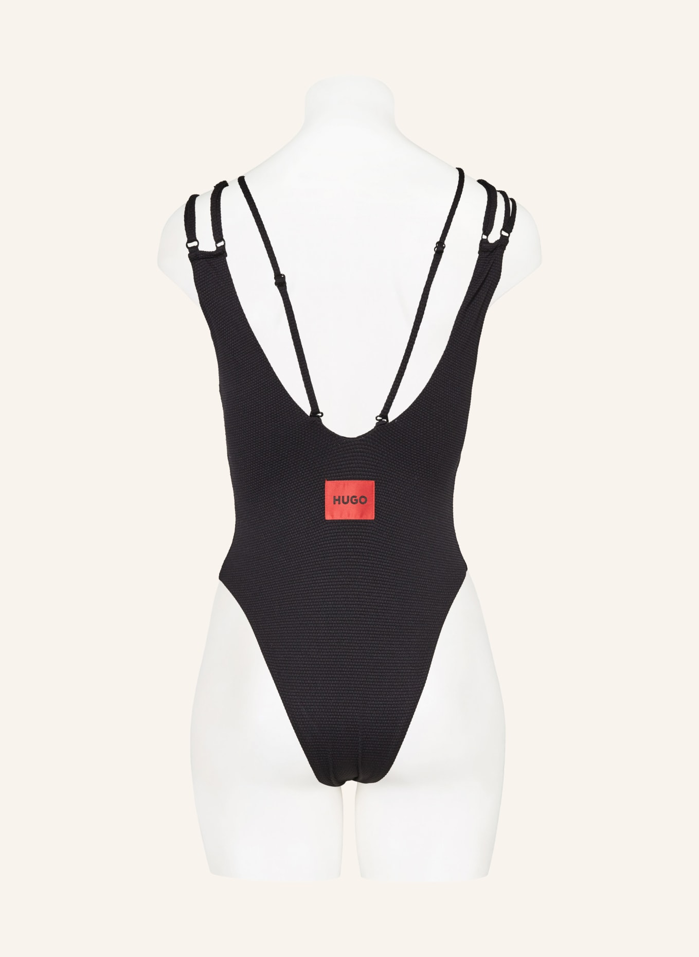 HUGO Swimsuit RED LABEL, Color: BLACK (Image 3)