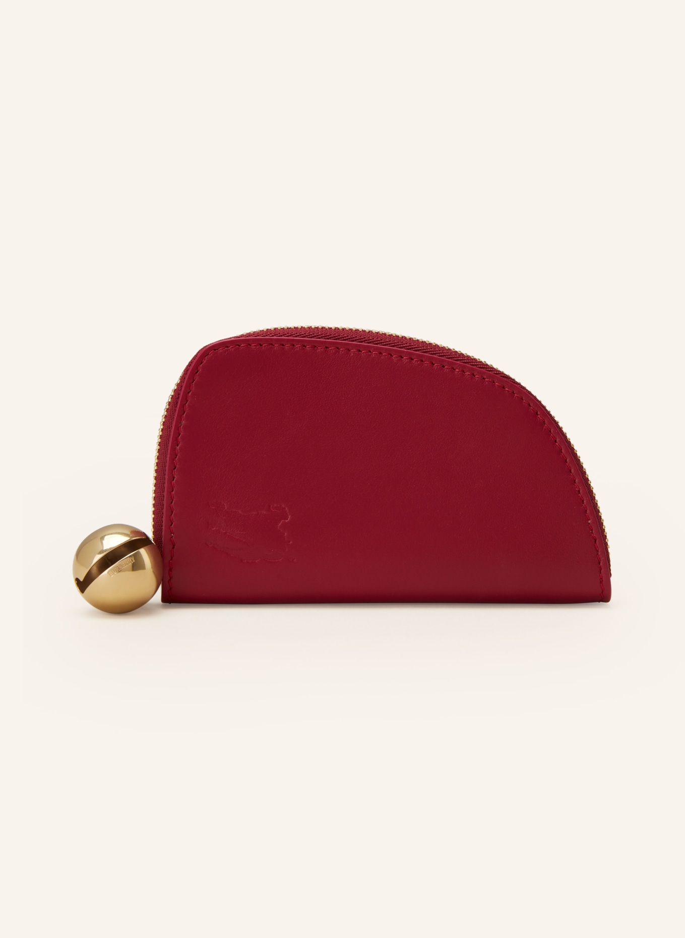 BURBERRY Coin case with card slot, Color: DARK RED (Image 1)