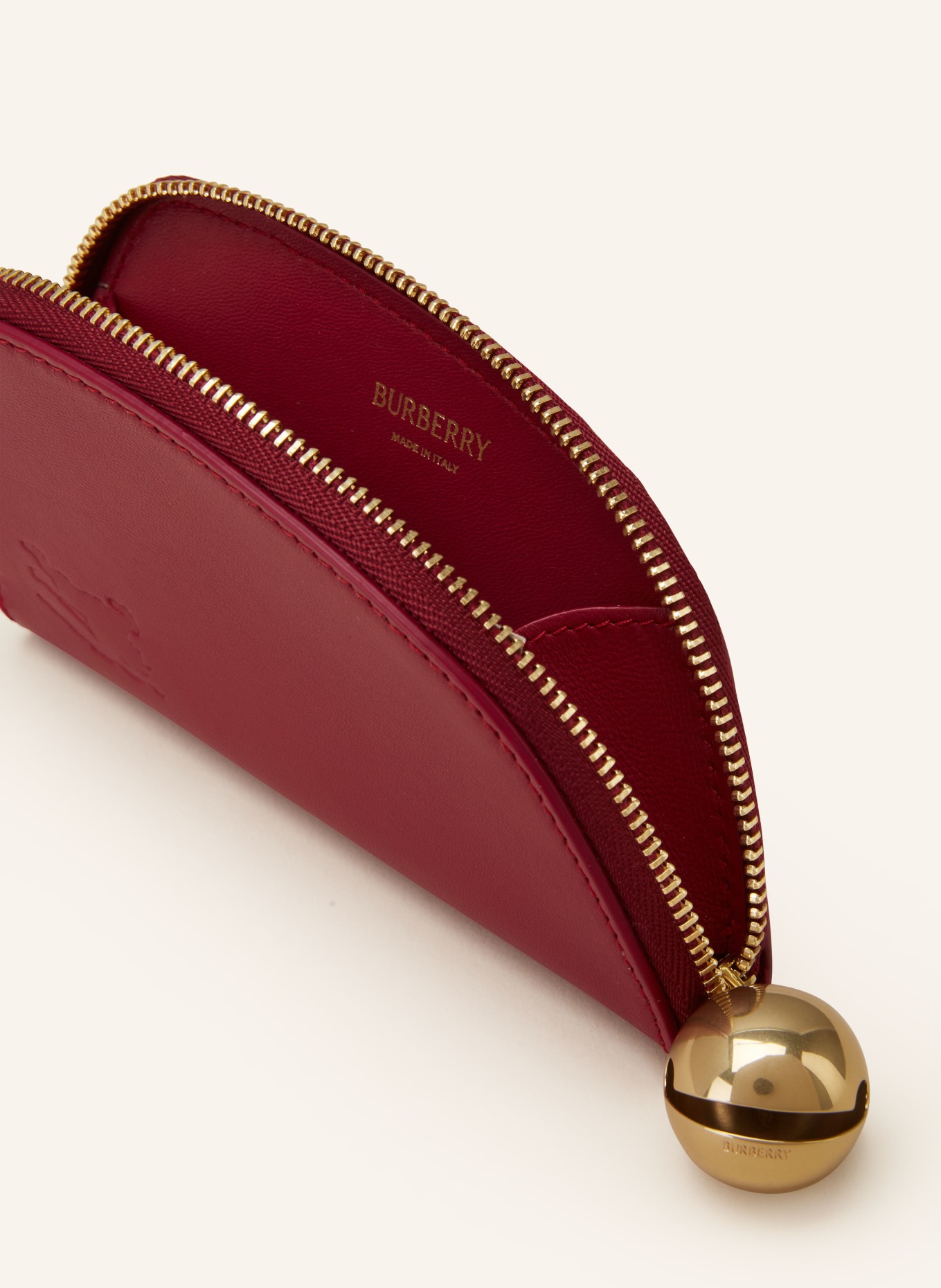 BURBERRY Coin case with card slot, Color: DARK RED (Image 3)