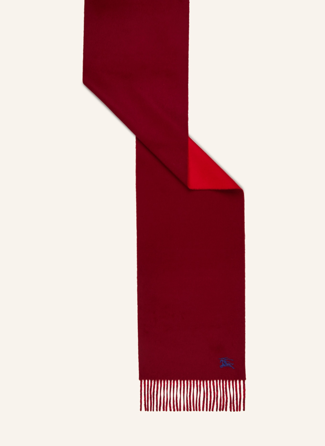 BURBERRY Cashmere-Schal, Farbe: ROT/ DUNKELROT (Bild 2)